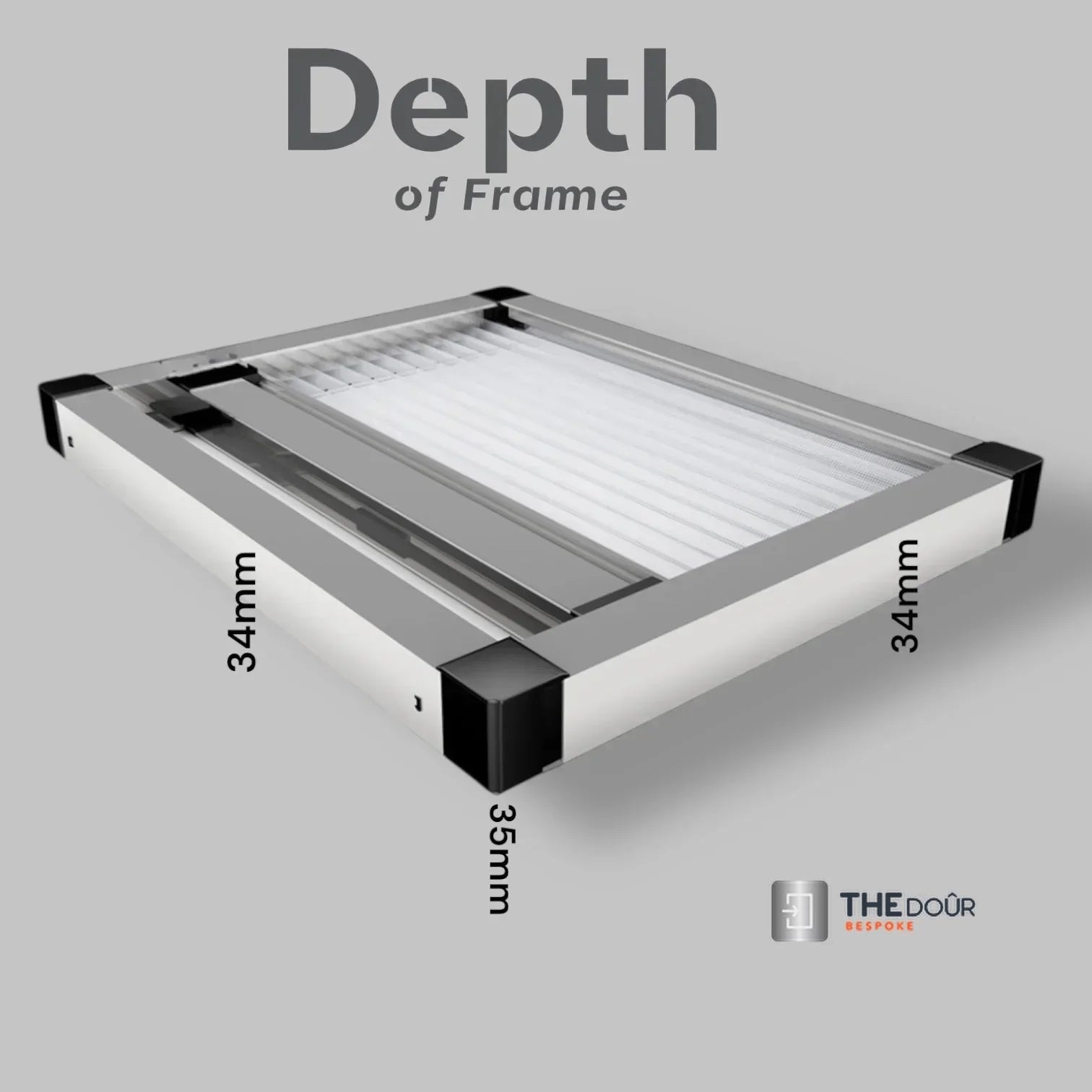 WINdoûr Made to Measure Honeycomb Insulation Complete Blackout Blind OR a Net option up to 999mm Tall x up to 999mm Wide