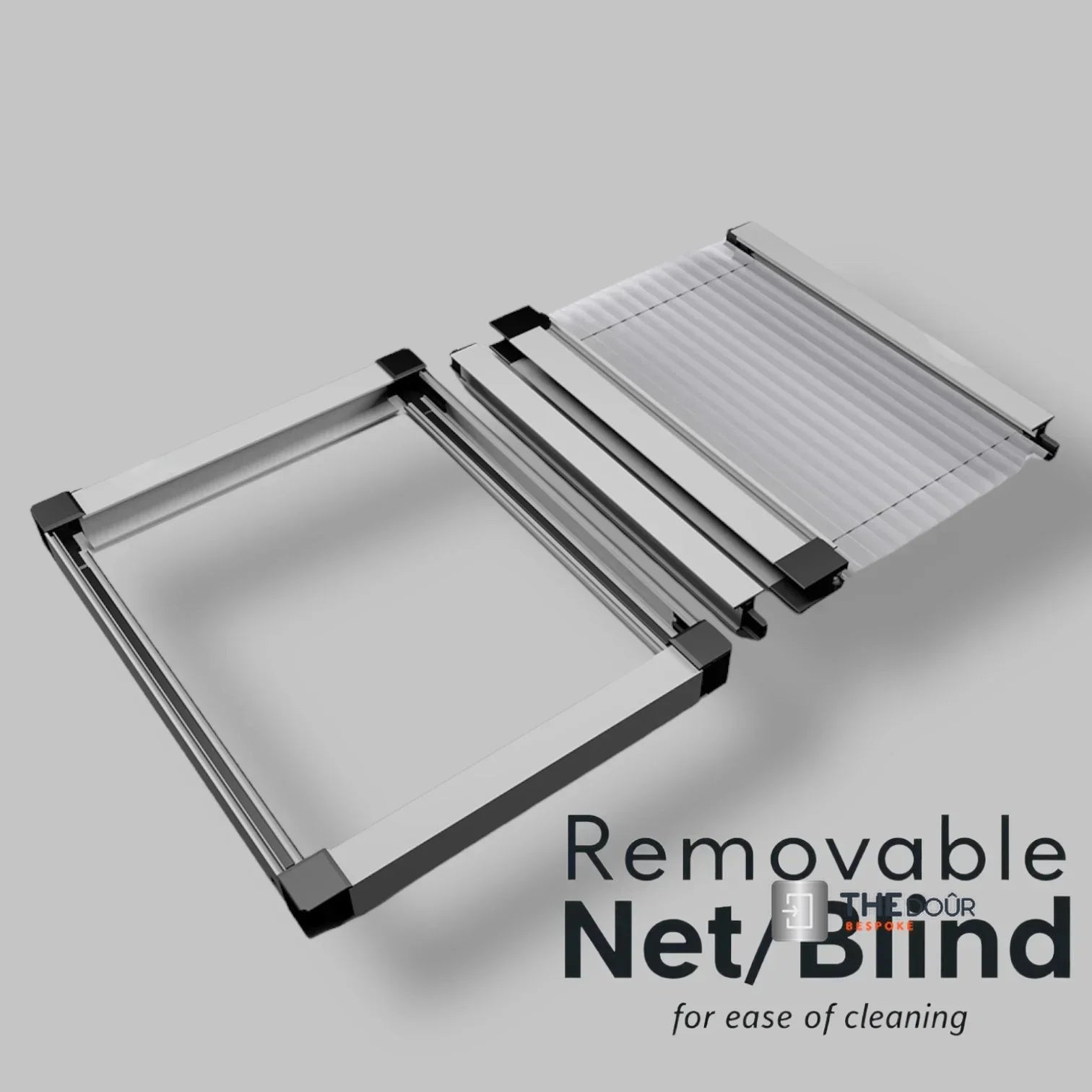 WINdoûr Made to Measure Honeycomb Insulation Complete Blackout Blind OR a Net up to 2000mm Tall x up to 2000mm Wide