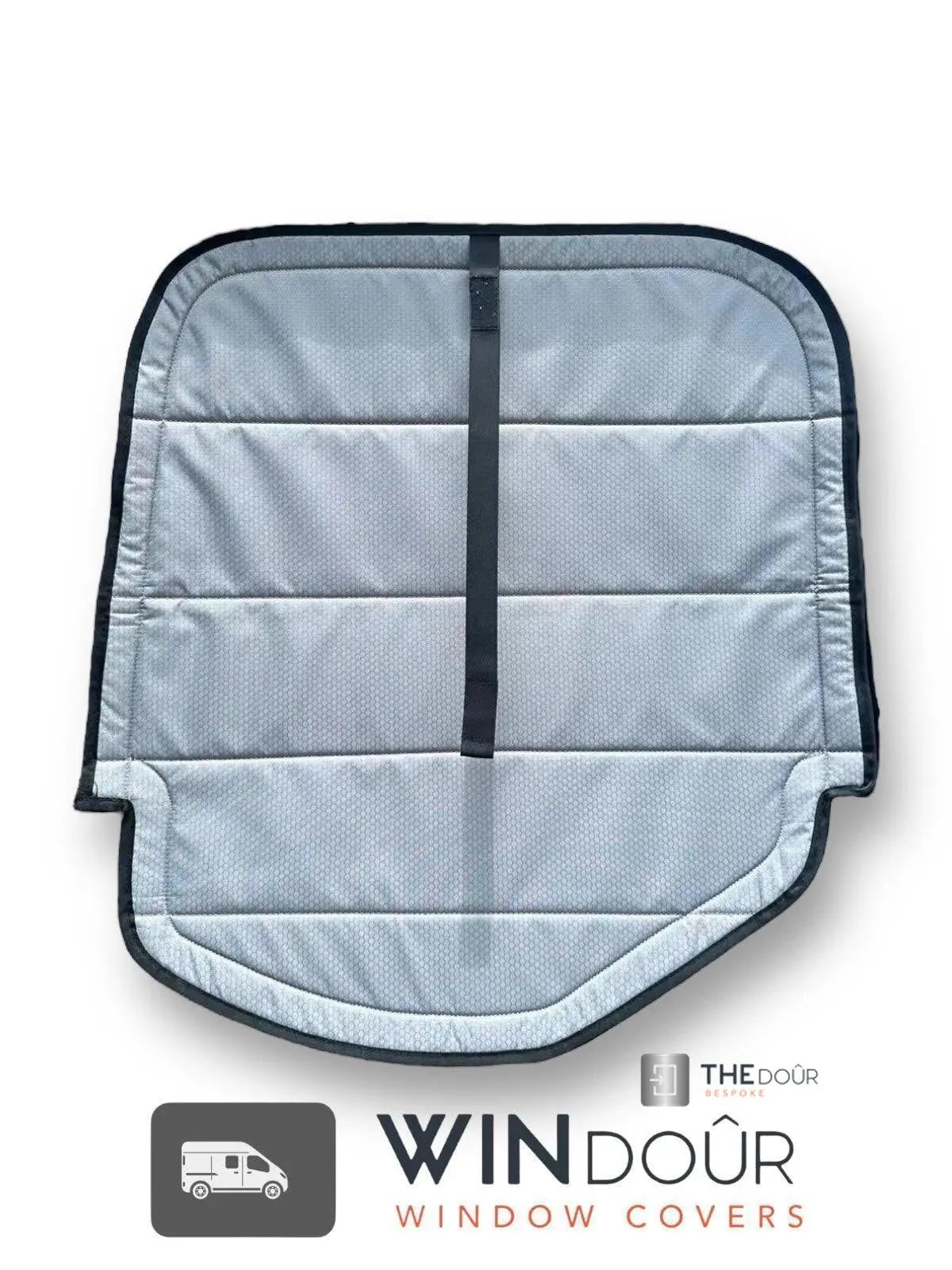WINdoûr insulated Blackout Covers with Large Net Storage Pocket. Window Covers for Sprinter Rear Doors THEdoûr Bespoke