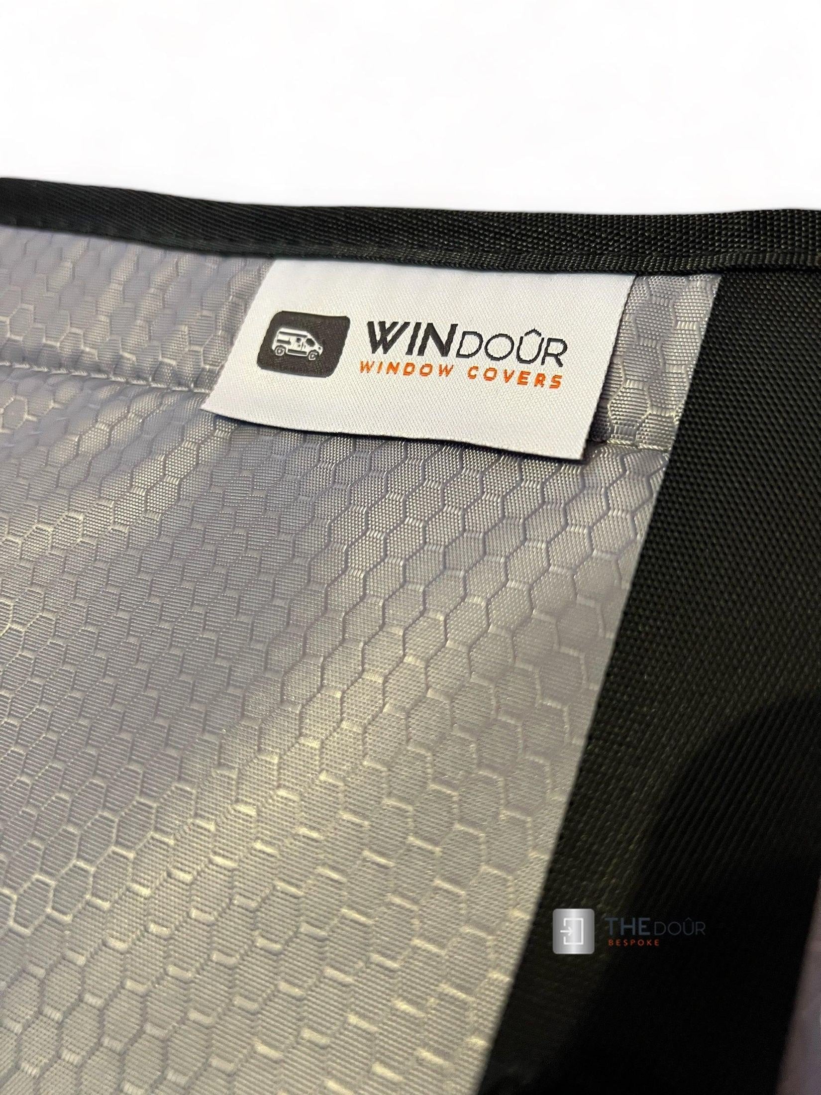 WINdoûr insulated Blackout Covers with Large Net Storage Pocket. Window Covers for Sprinter Rear Doors