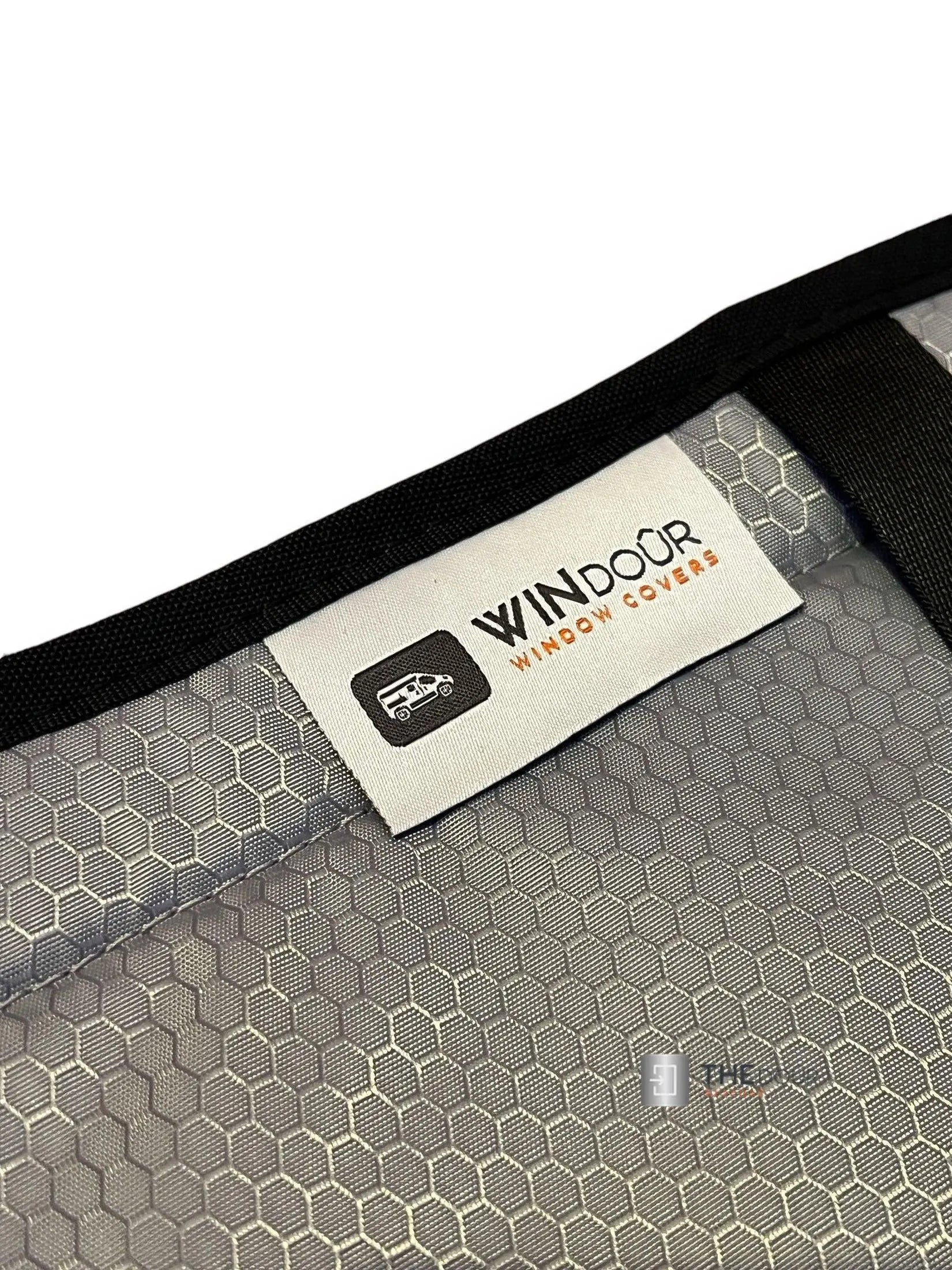 WINdoûr insulated Blackout Covers with Large Net Storage Pocket. Window Covers for Sprinter Rear Doors THEdoûr Bespoke