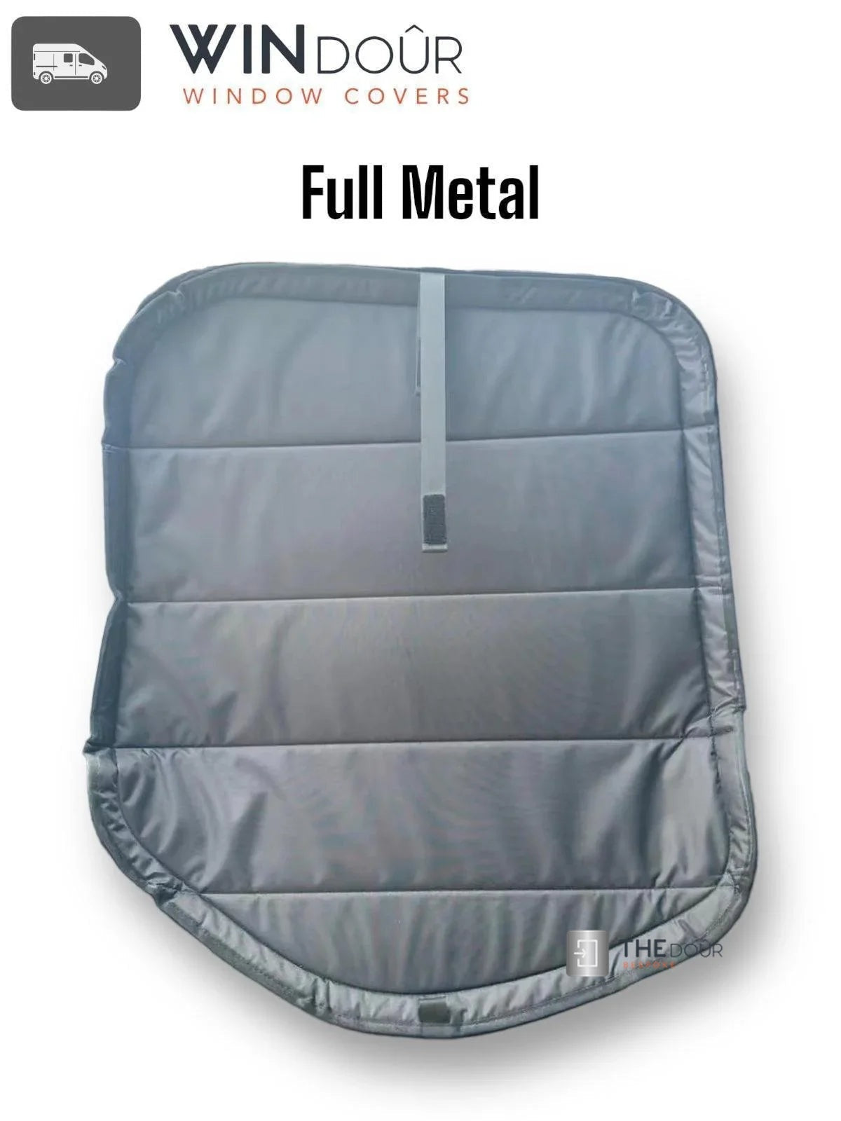 WINdoûr insulated Blackout Covers with Large Net Storage Pocket. Window Covers for Sprinter Rear Doors