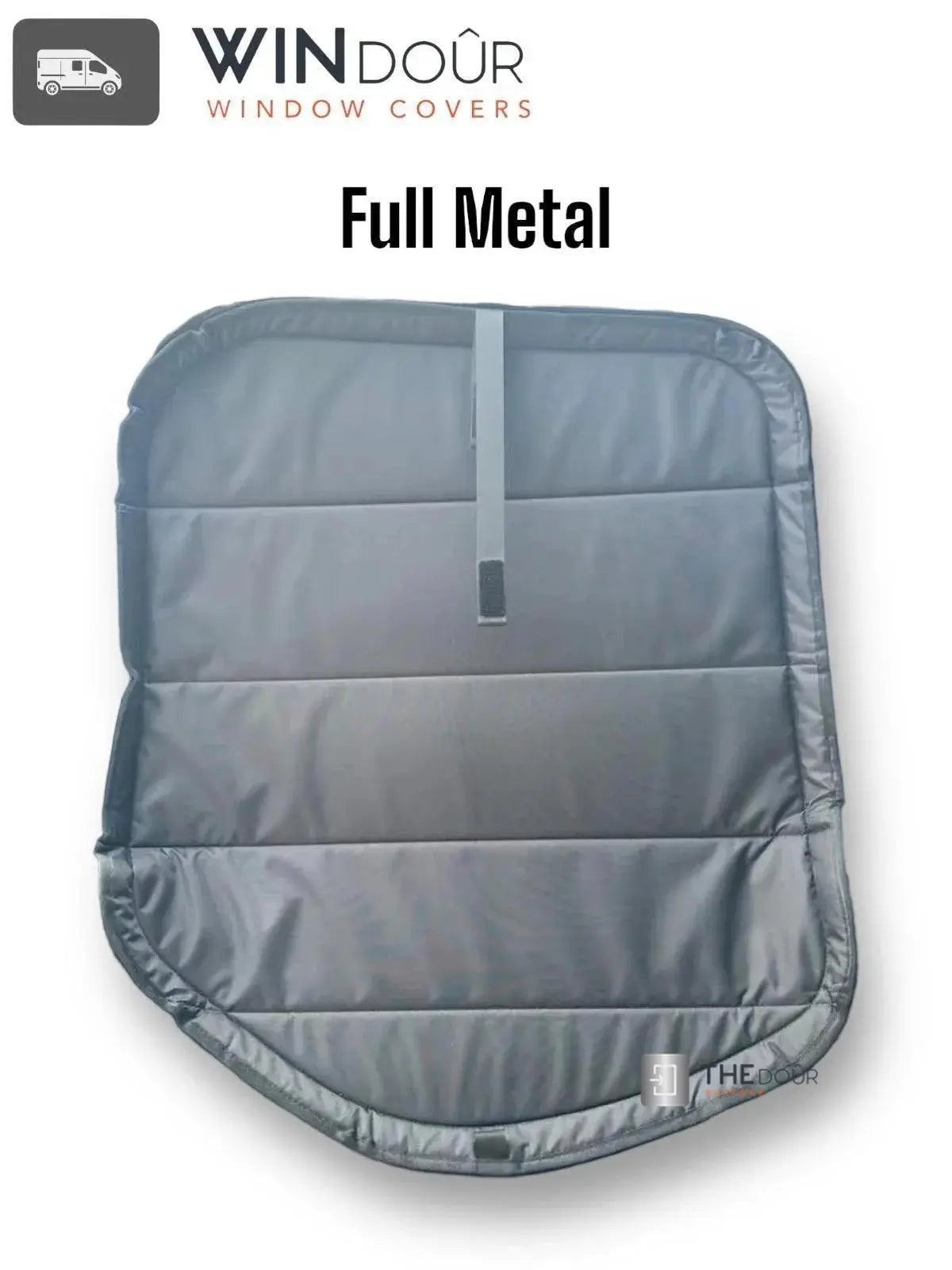 WINdoûr insulated Blackout Covers with Large Net Storage Pocket. Window Covers for Sprinter Rear Doors THEdoûr Bespoke