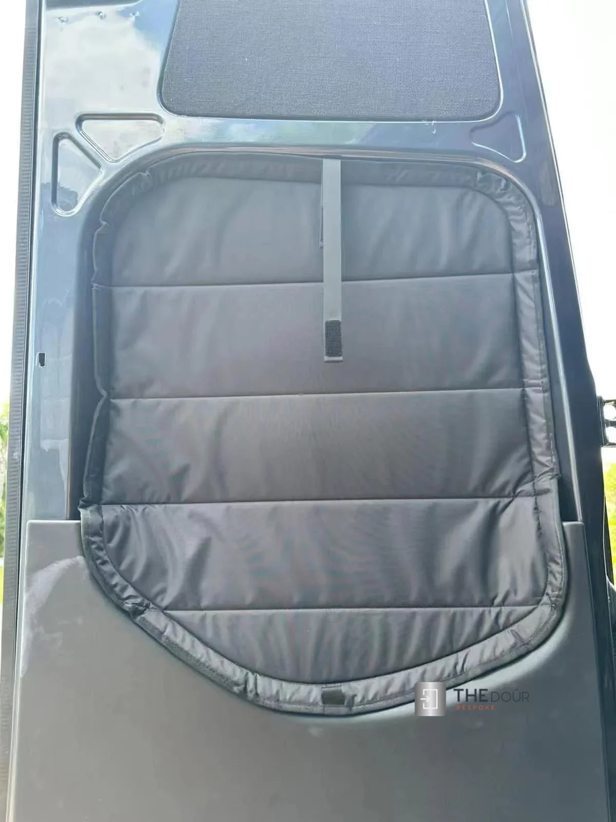 WINdoûr insulated Blackout Covers with Large Net Storage Pocket. Window Covers for Sprinter Rear Doors