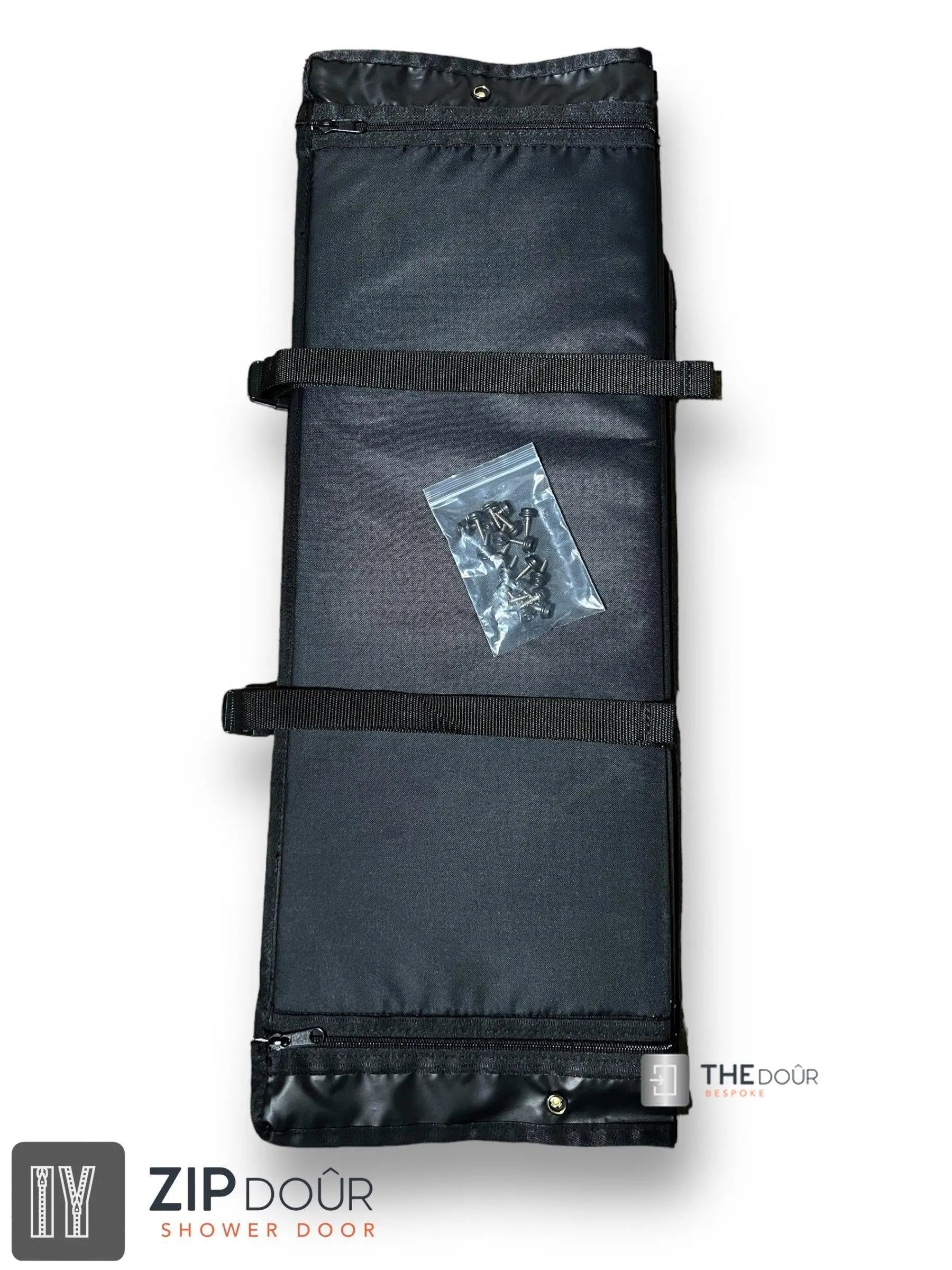 ZIPdoûr Shower Door 4x4 Camper Van / RV - Double Insulated Zip Close in Various Sizes ZIPdoûr