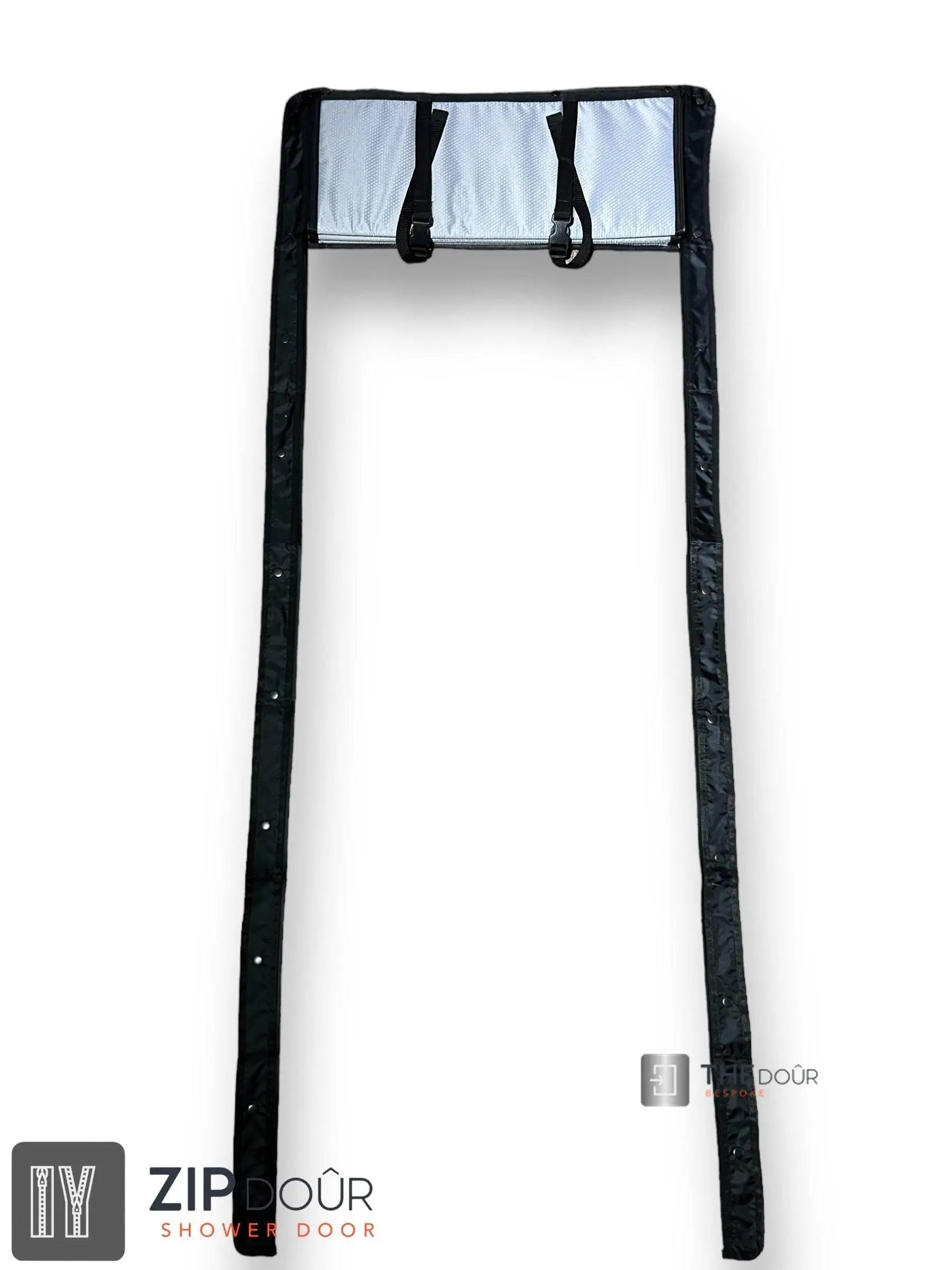 ZIPdoûr Shower Door 4x4 Camper Van / RV - Double Insulated Zip Close in Various Sizes ZIPdoûr