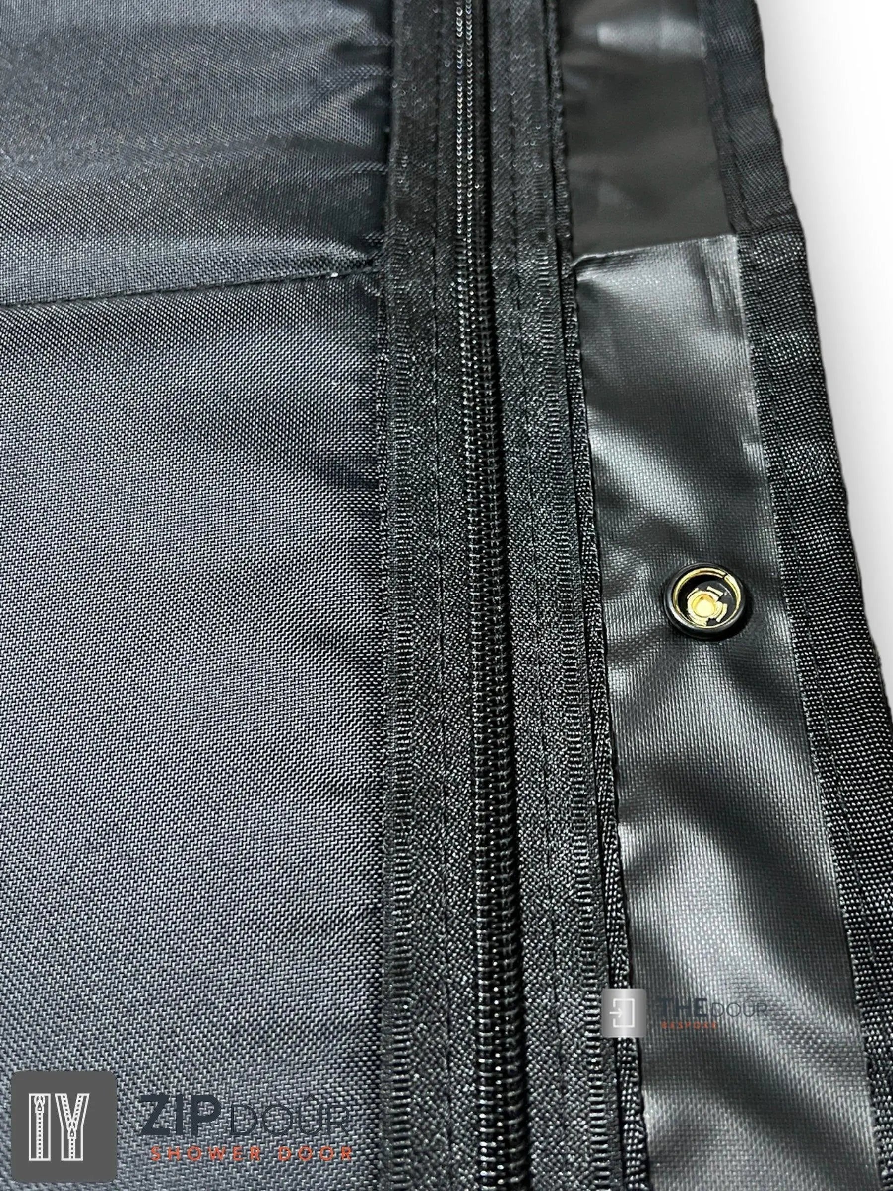 ZIPdoûr Shower Door 4x4 Camper Van / RV - Double Insulated Zip Close in Various Sizes ZIPdoûr