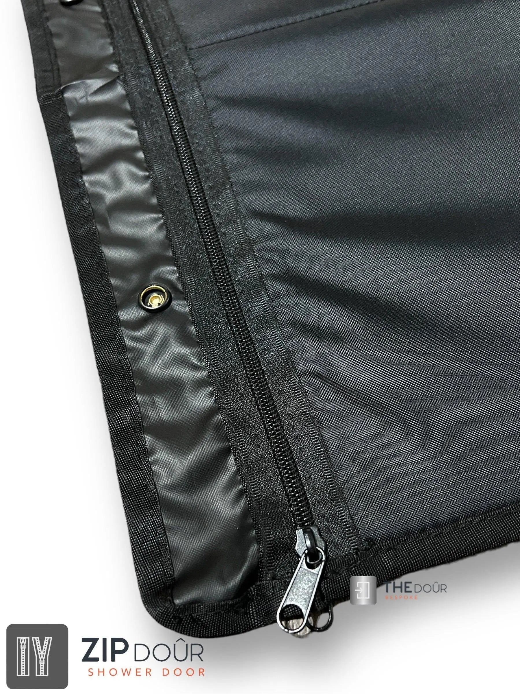 ZIPdoûr Shower Door 4x4 Camper Van / RV - Double Insulated Zip Close in Various Sizes ZIPdoûr