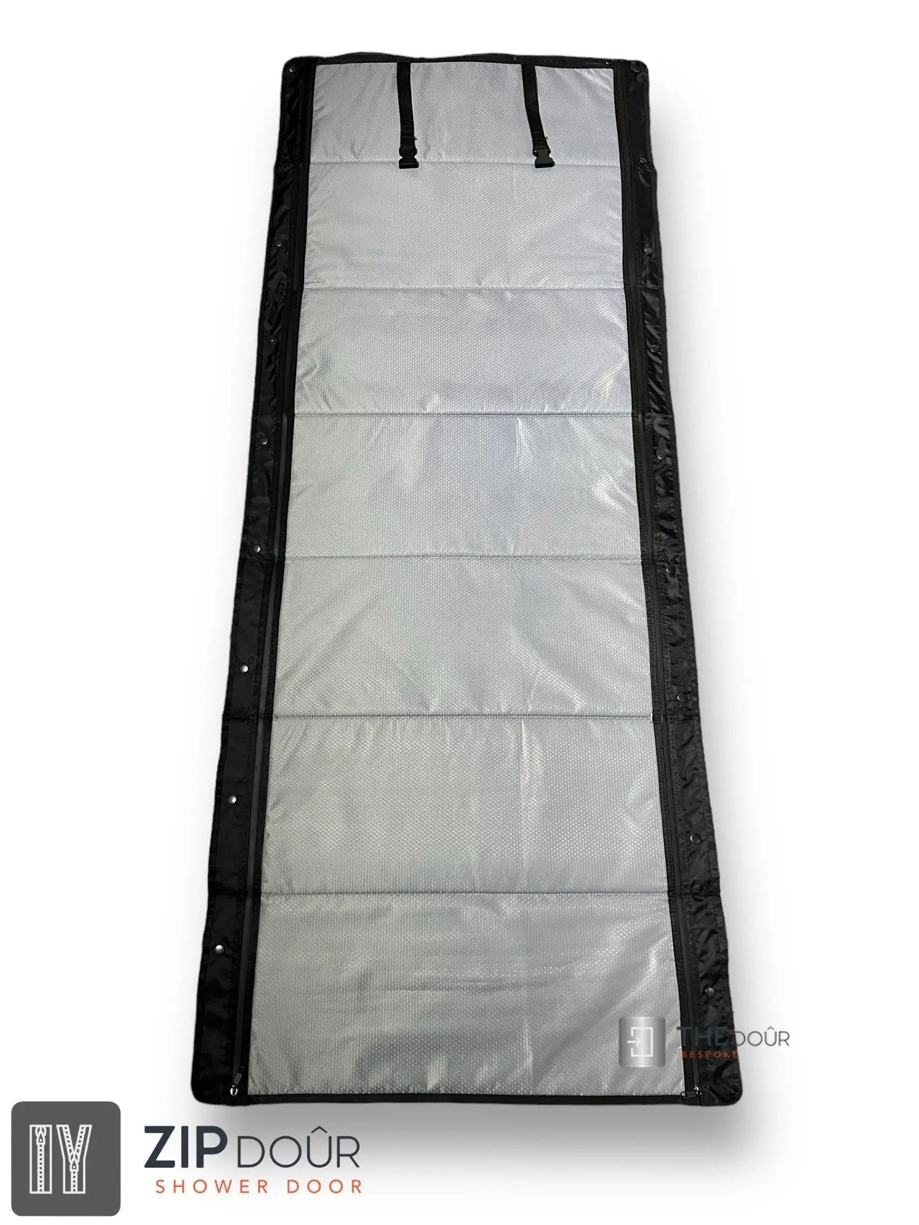 ZIPdoûr Shower Door 4x4 Camper Van / RV - Double Insulated Zip Close in Various Sizes ZIPdoûr