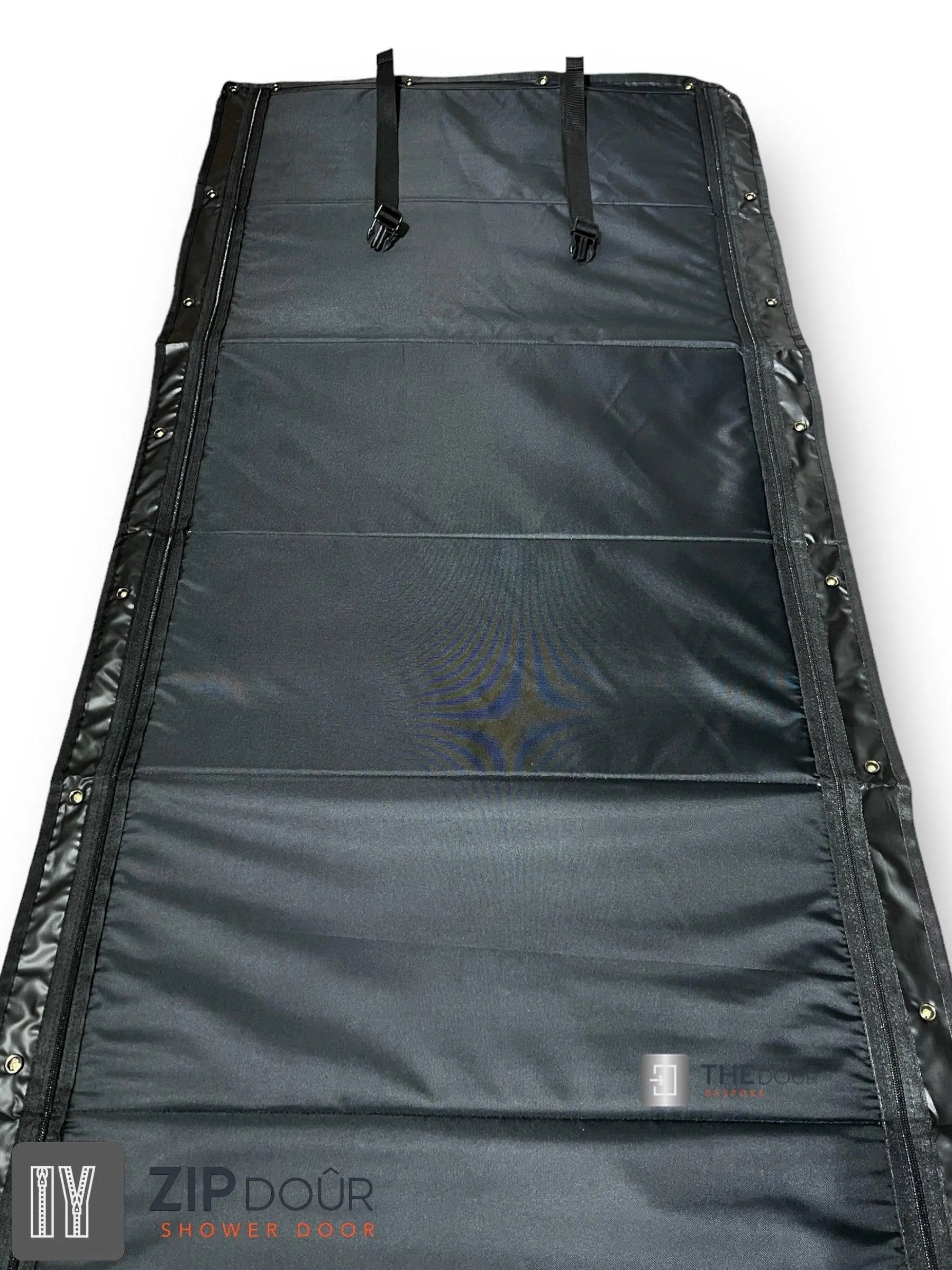 ZIPdoûr Shower Door 4x4 Camper Van / RV - Double Insulated Zip Close in Various Sizes ZIPdoûr