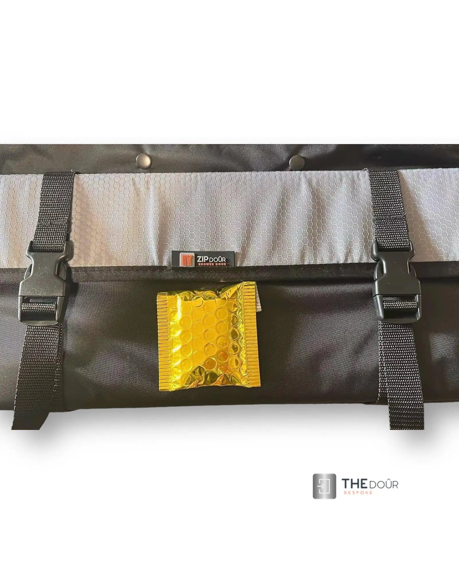 ZIPdoûr Shower Door 4x4 Camper Van / RV - Double Insulated Zip Close in Various Sizes ZIPdoûr