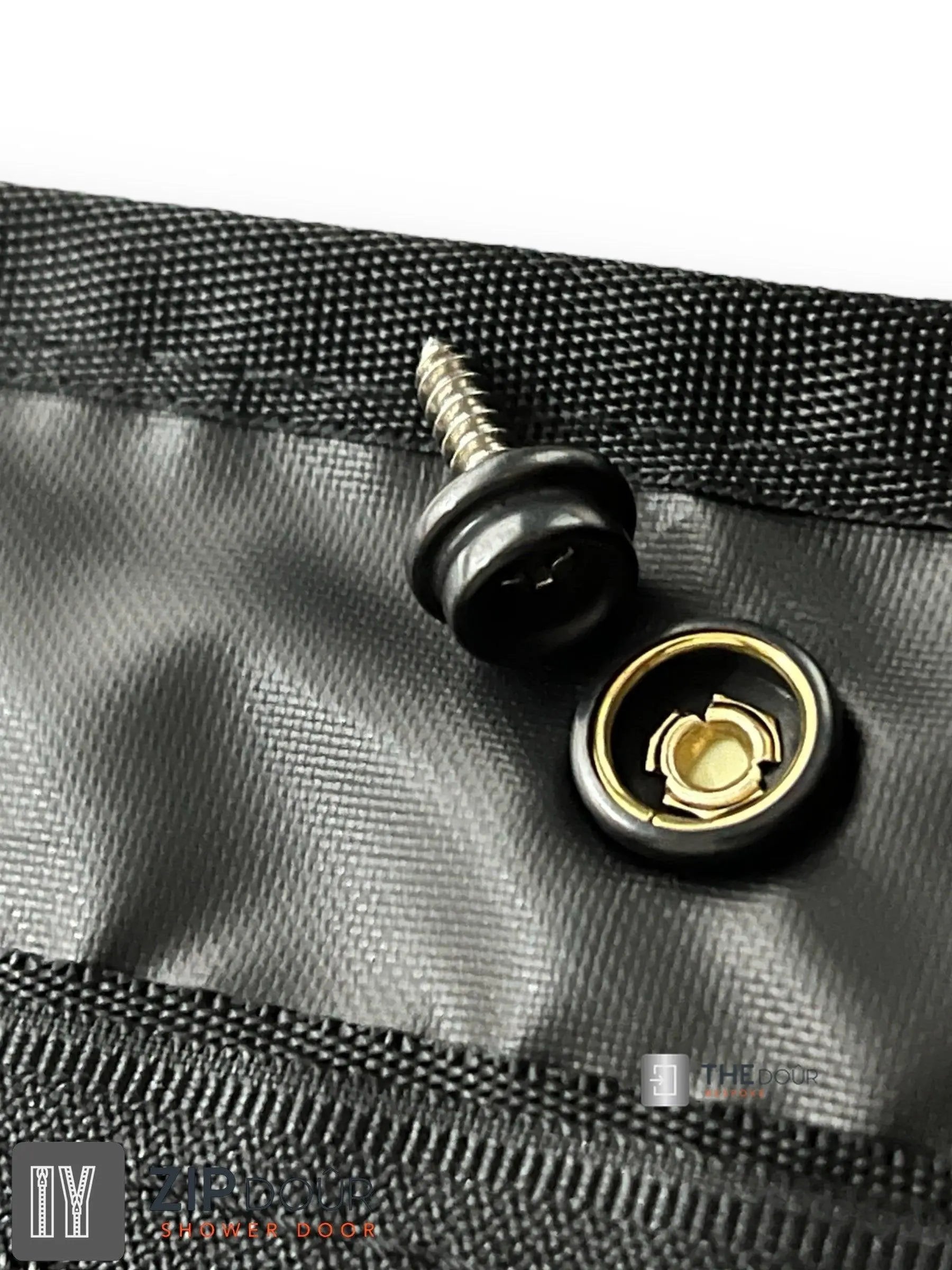 ZIPdoûr Shower Door 4x4 Camper Van / RV - Double Insulated Zip Close in Various Sizes ZIPdoûr