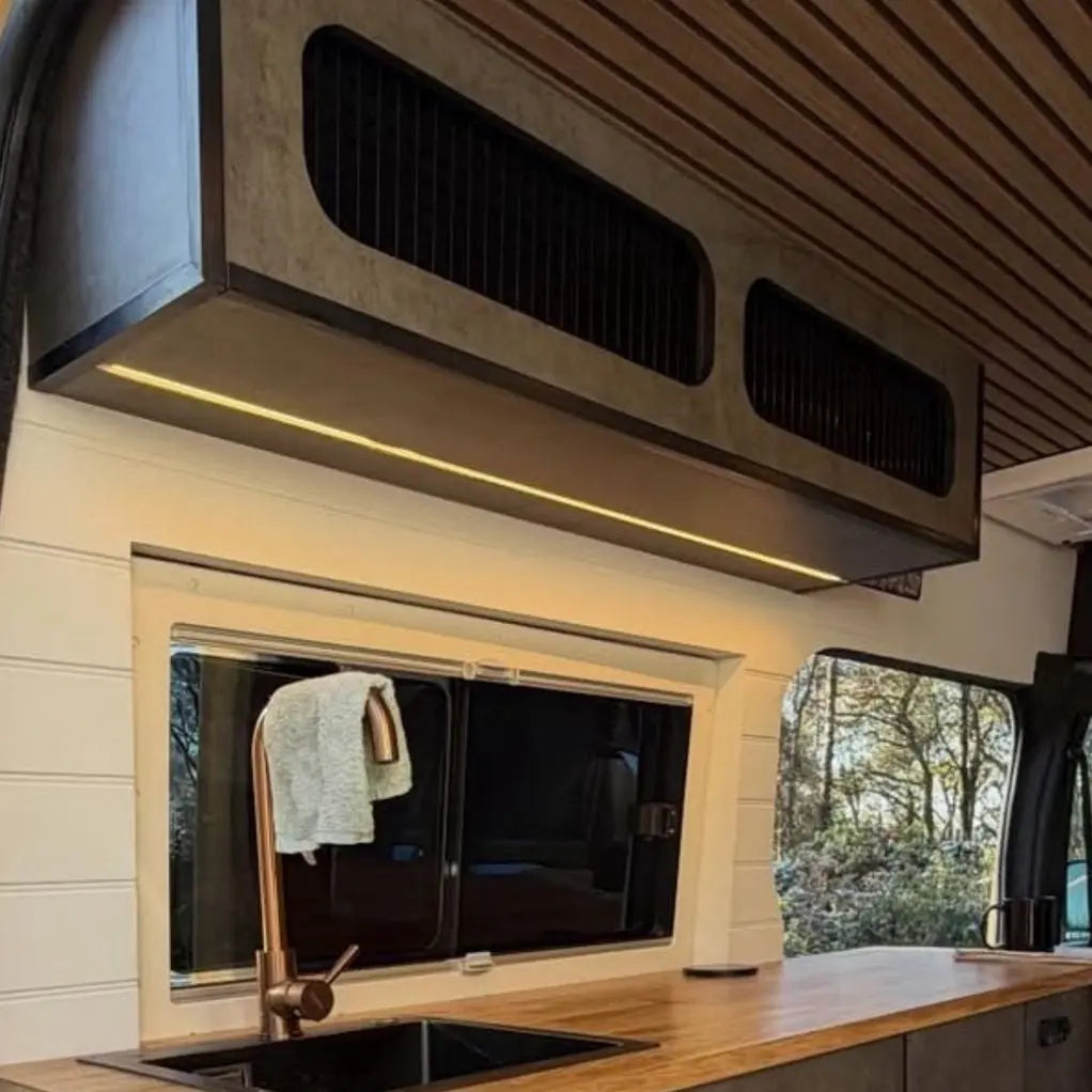 Easy Cut Tambour Vertical or Horizontal Sliding Door Kit & Parts, Up to 1000mm x 1000mm Area. THEdoûr Bespoke