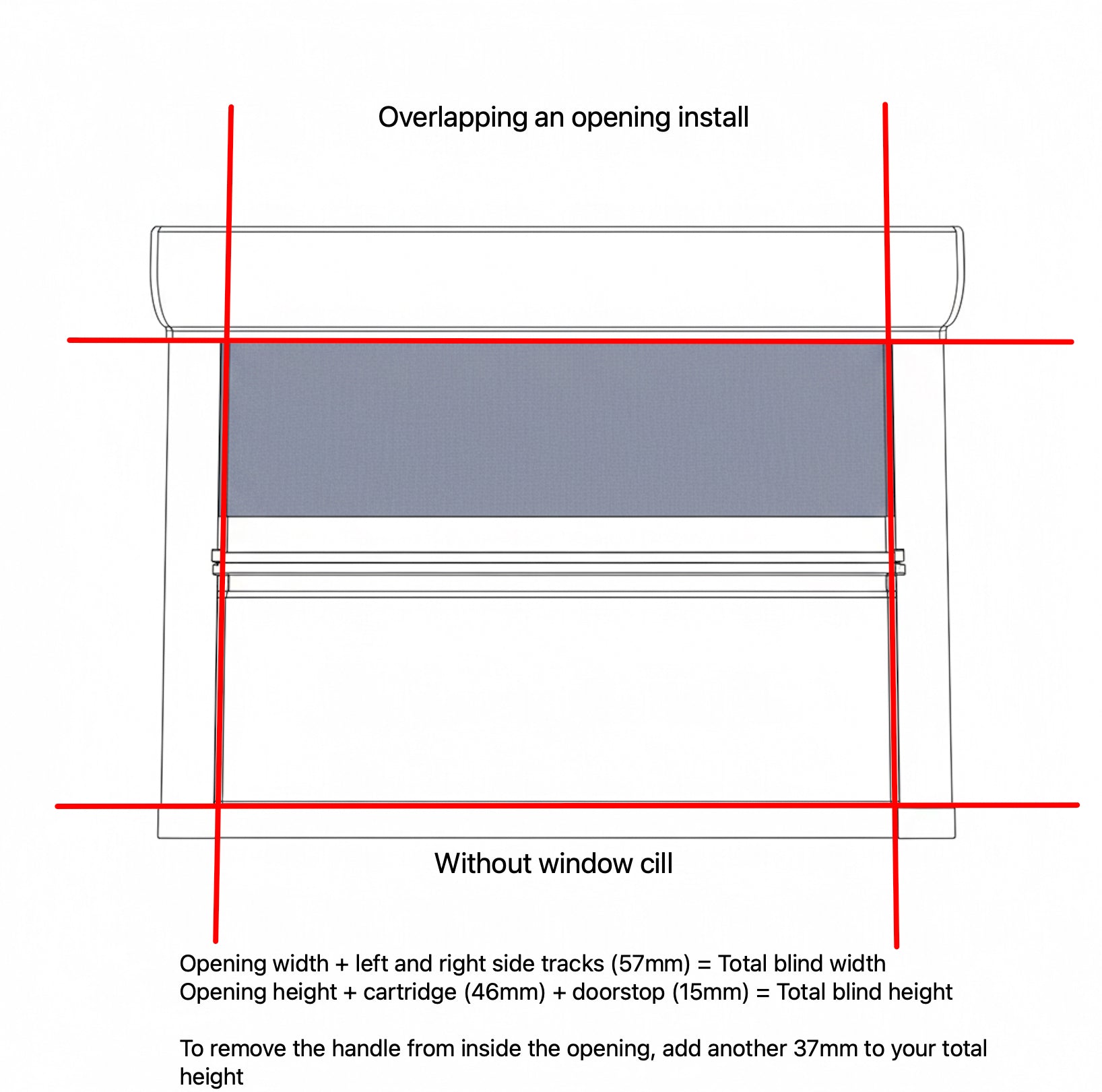 ROLdour Slimline Vertical 400mm up to 1500mm Wide x 400mm up to 1000mm tall, Retractable Roller Blackout or Mosquito Net Blinds Custom Made to Measure