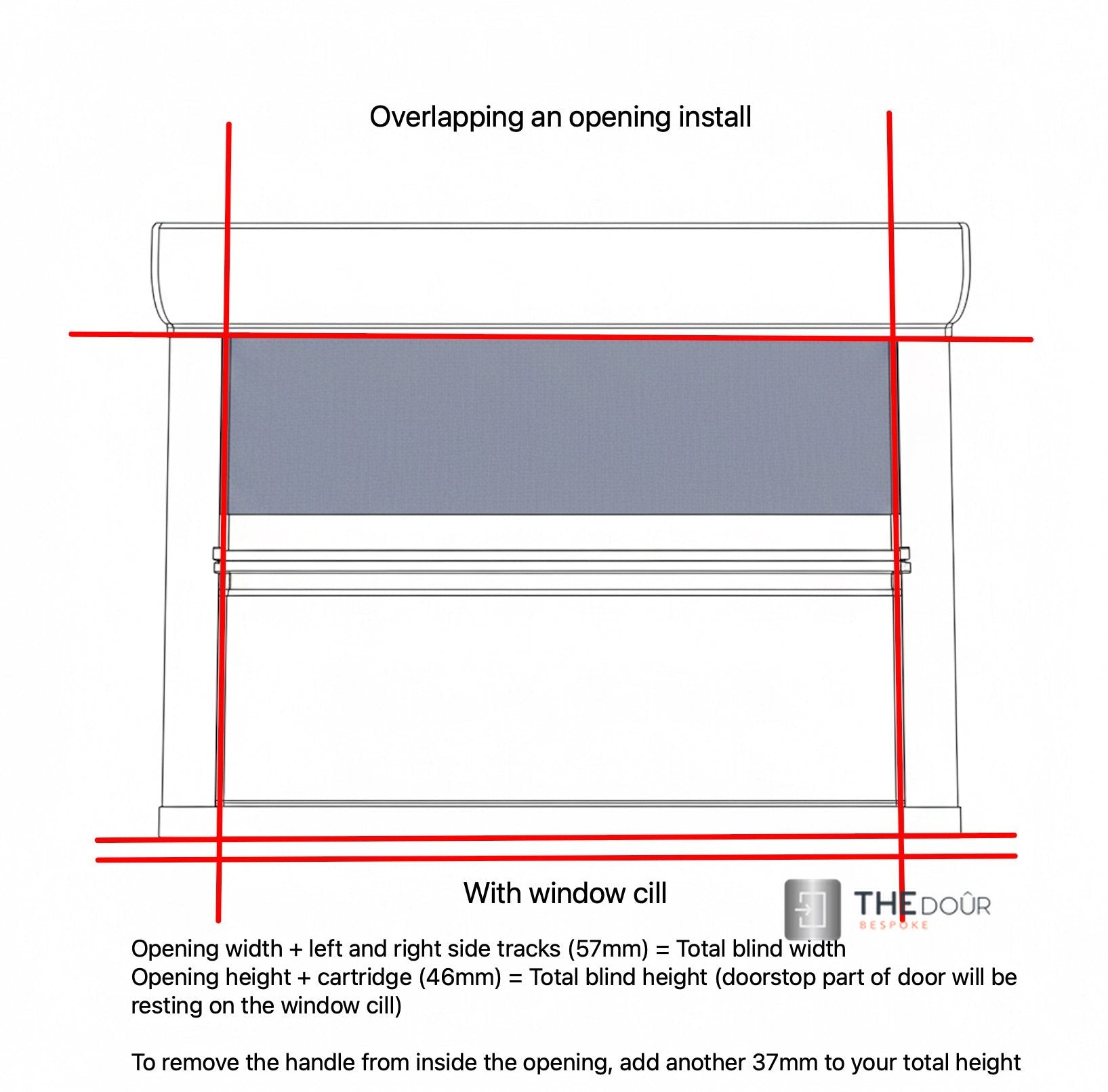 ROLdour Slimline Vertical 400mm up to 1500mm Wide x 400mm up to 1000mm tall, Retractable Roller Blackout or Mosquito Net Blinds Custom Made to Measure
