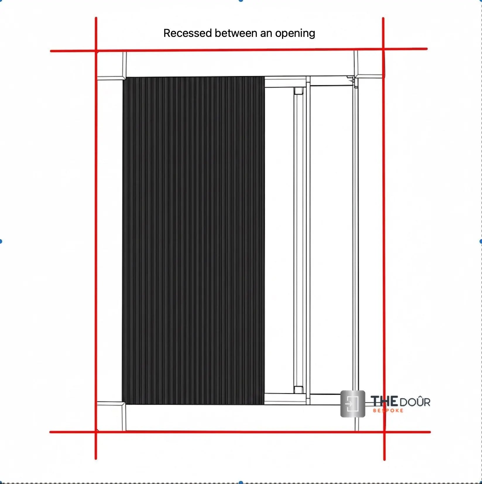 WINdoûr Custom Made Pleated Honeycomb Insulated Blackout Blind or Net 400mm - 1000mm Tall x up to 2000mm Wide THEdoûr Bespoke