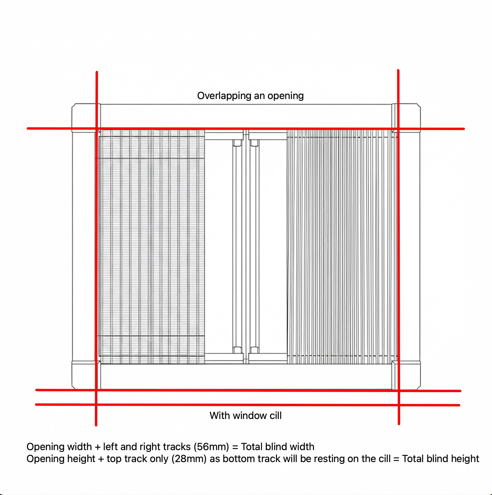 WINdoûr DUO Made to Measure Honeycomb Insulation Complete Blackout Blind & or Net up to 2000mm Tall x up to 2000mm Wide