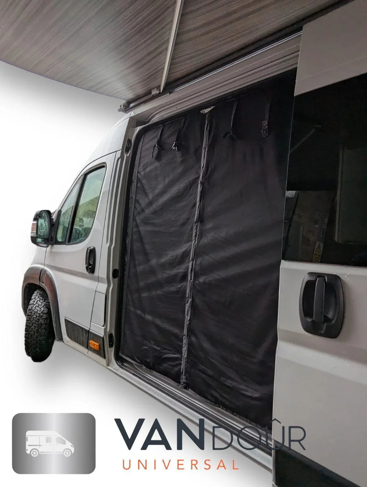 VANdour Mosquito Net Screen Medium to Large Campervans fit. Added Privacy Layer
