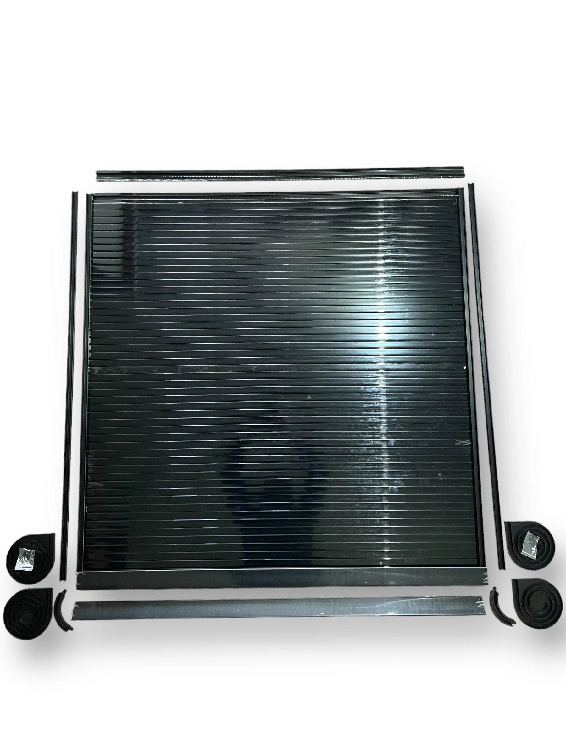 Easy Cut Tambour Vertical or Horizontal Sliding Door Kit & Parts, Up to 1000mm x 1000mm Area.