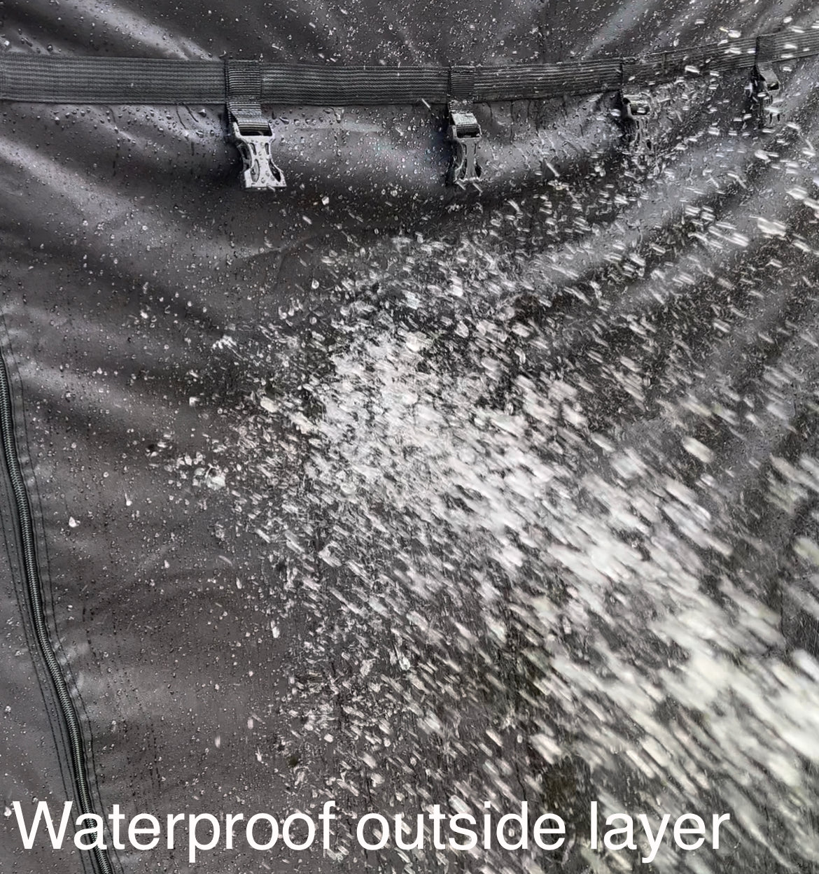 A GRADE / RETURN AS NEW) SWB VANdoûr Universal Campervan 4 in 1 Mosquito + Fly Net + Waterproof / Privacy Layer, to fit either side or rear.