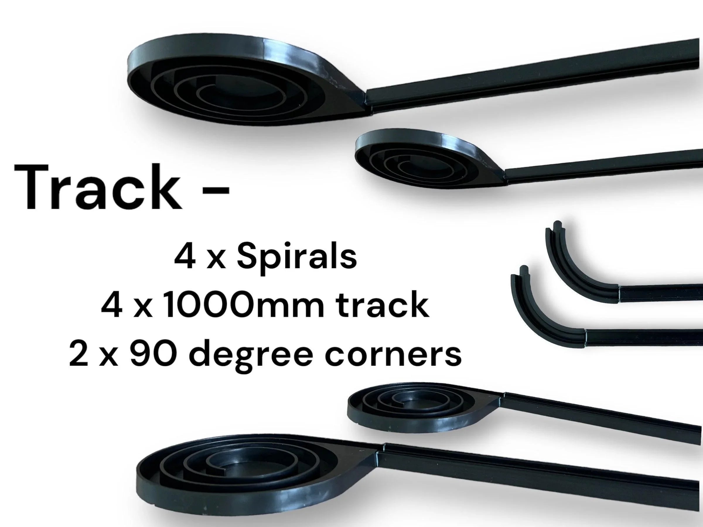 Easy Cut Tambour Vertical or Horizontal Sliding Door Kit & Parts, Up to 1000mm x 1000mm Area.