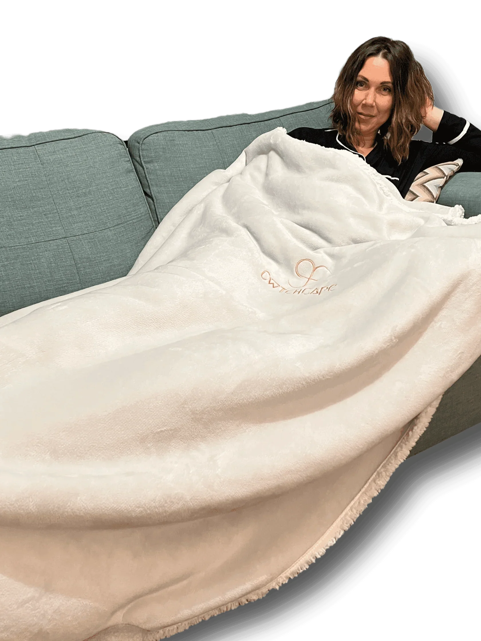 CwtchCape Camper Sherpa Fleece Hoodie Walkie Blanket Adult 1 size fits all - 4 Colours