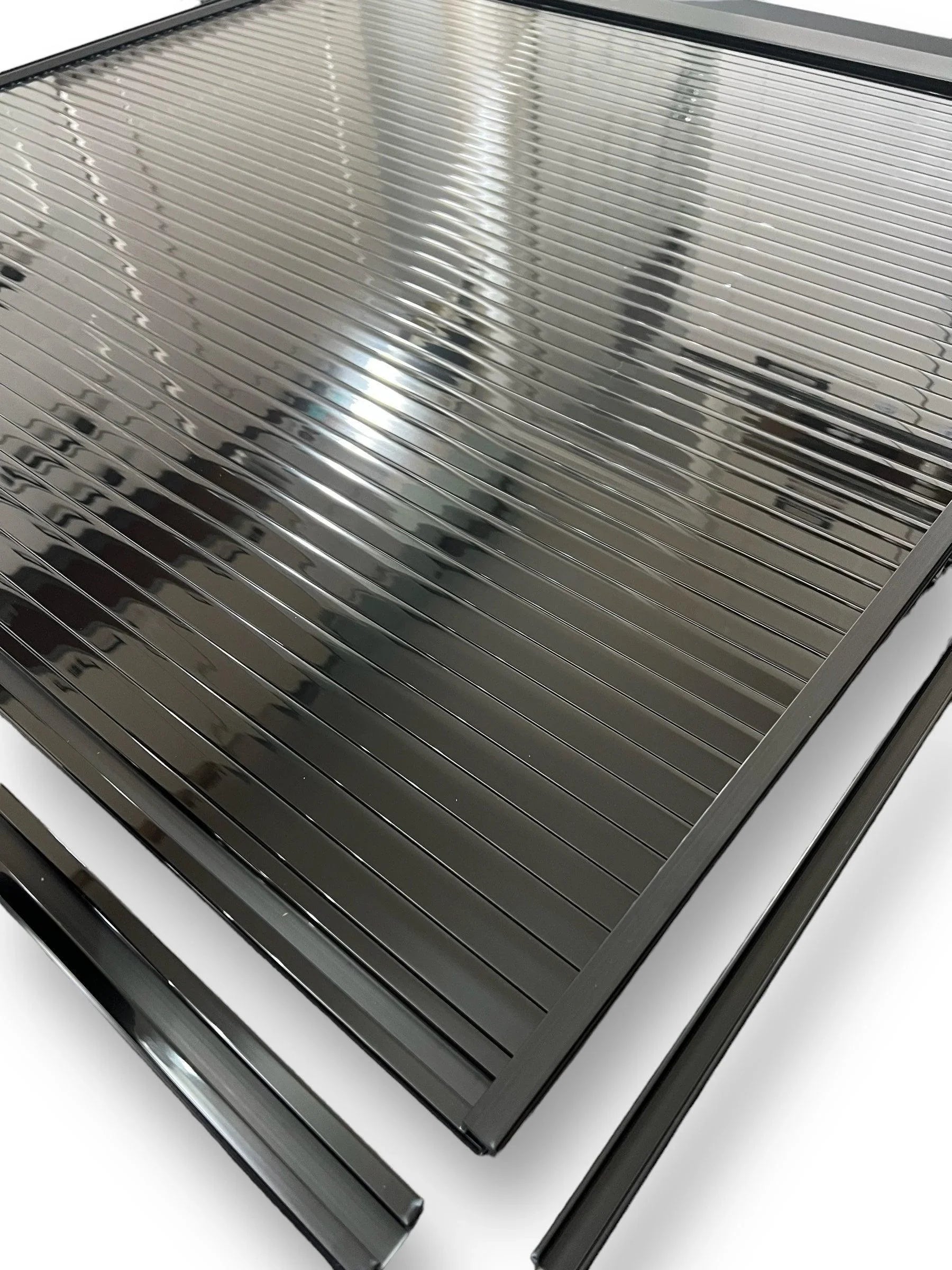 Easy Cut Tambour Vertical or Horizontal Sliding Door Kit & Parts, Up to 1000mm x 1000mm Area.
