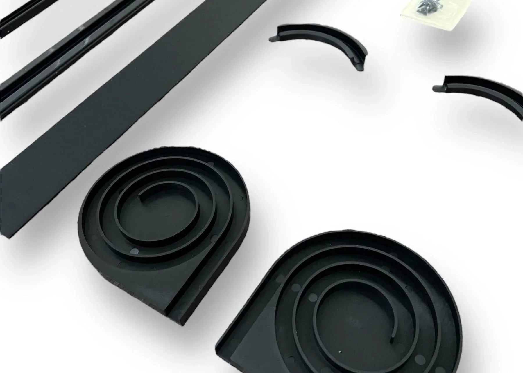 Easy Cut Tambour Vertical or Horizontal Sliding Door Kit & Parts, Up to 1000mm x 1000mm Area.