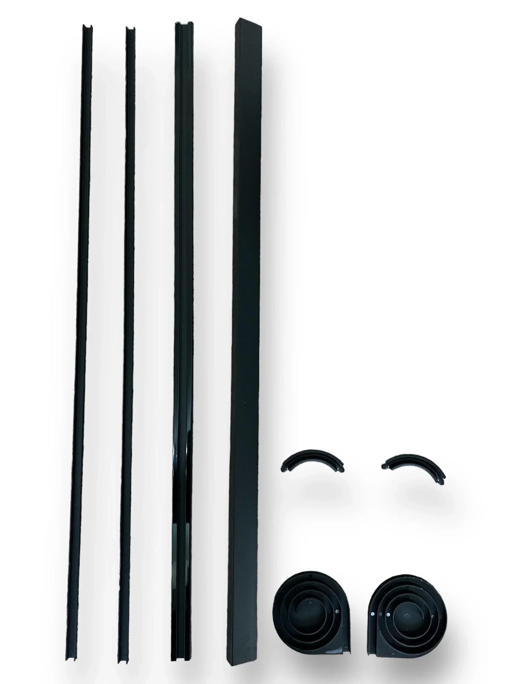 Easy Cut Tambour Vertical or Horizontal Sliding Door Kit & Parts, Up to 1000mm x 1000mm Area.