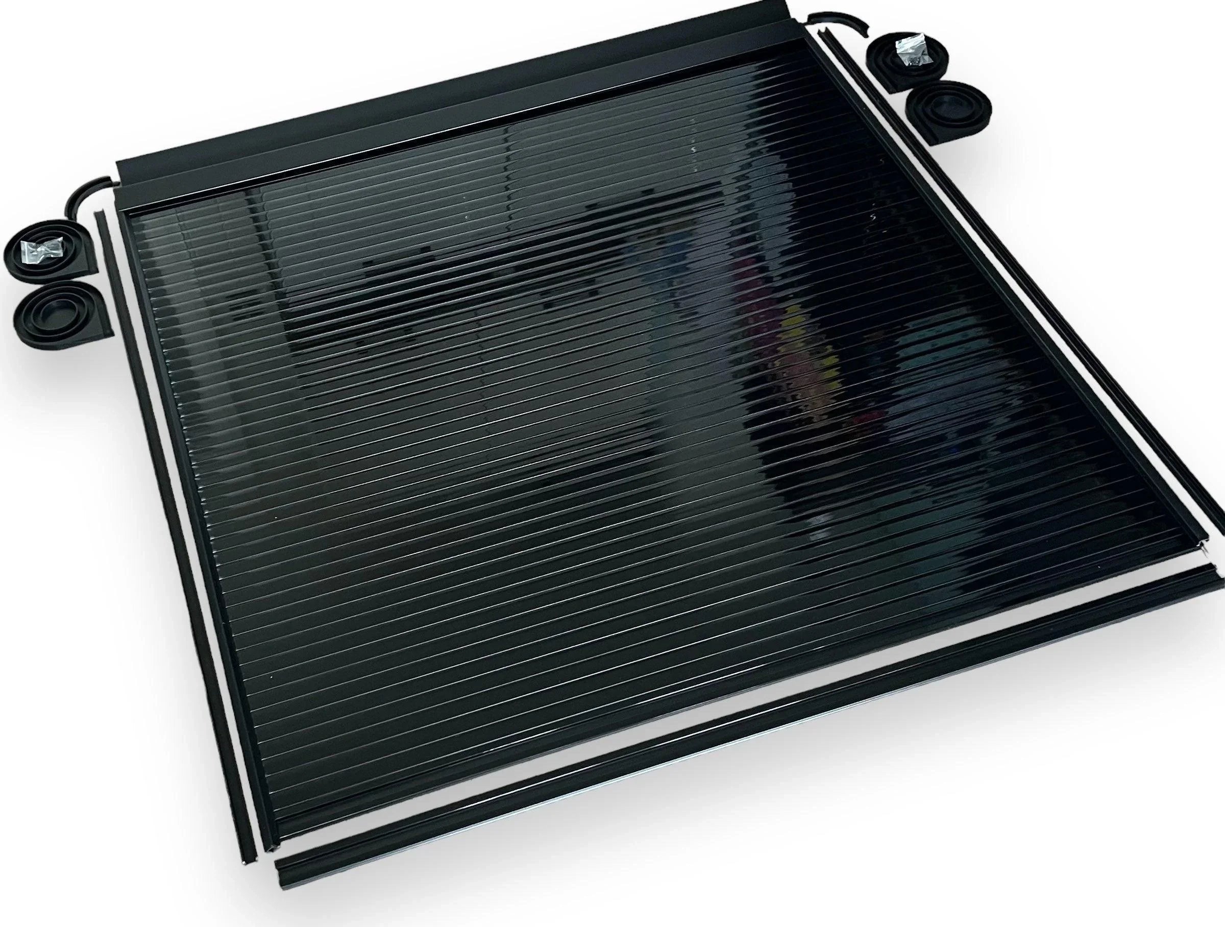 Easy Cut Tambour Vertical or Horizontal Sliding Door Kit & Parts, Up to 1000mm x 1000mm Area.