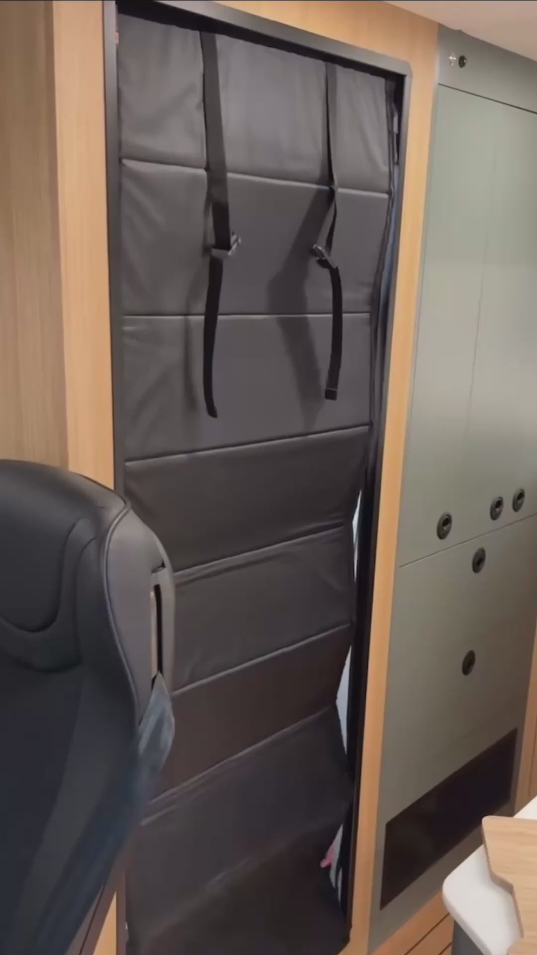 ZIPdoûr Shower Door 4x4 Camper Van / RV - Double Insulated Zip Close in Various Sizes