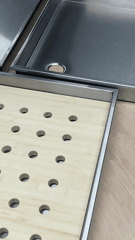 Campervan / RV Shower Trays 304-Grade Stainless Steel - 3 Sizes Options