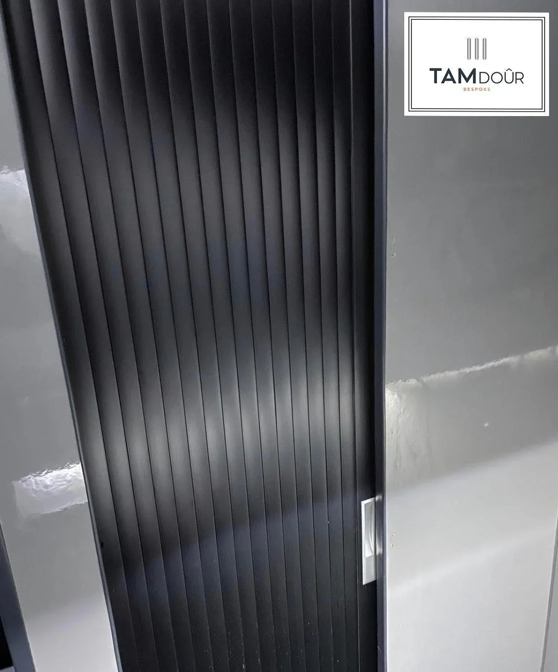 Black Door kit - Black handle from 1000mm to 1400mm tall