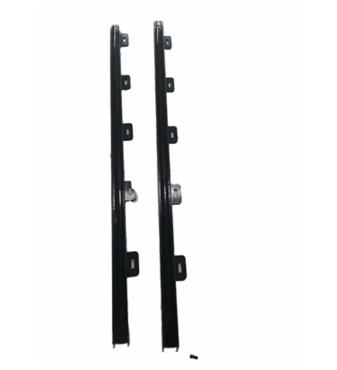 Horizontal Slide Tambour Door Silver kit - 1000mm up to 1600mm tall Spiral track-TAMdour-Black door,Black door black handle,black door white handle,black door with silver handle,Black door with white handle,cupboard door,door,horizontal slide,kitchen door,shower,shower door,Tambour door,Tambour shower door