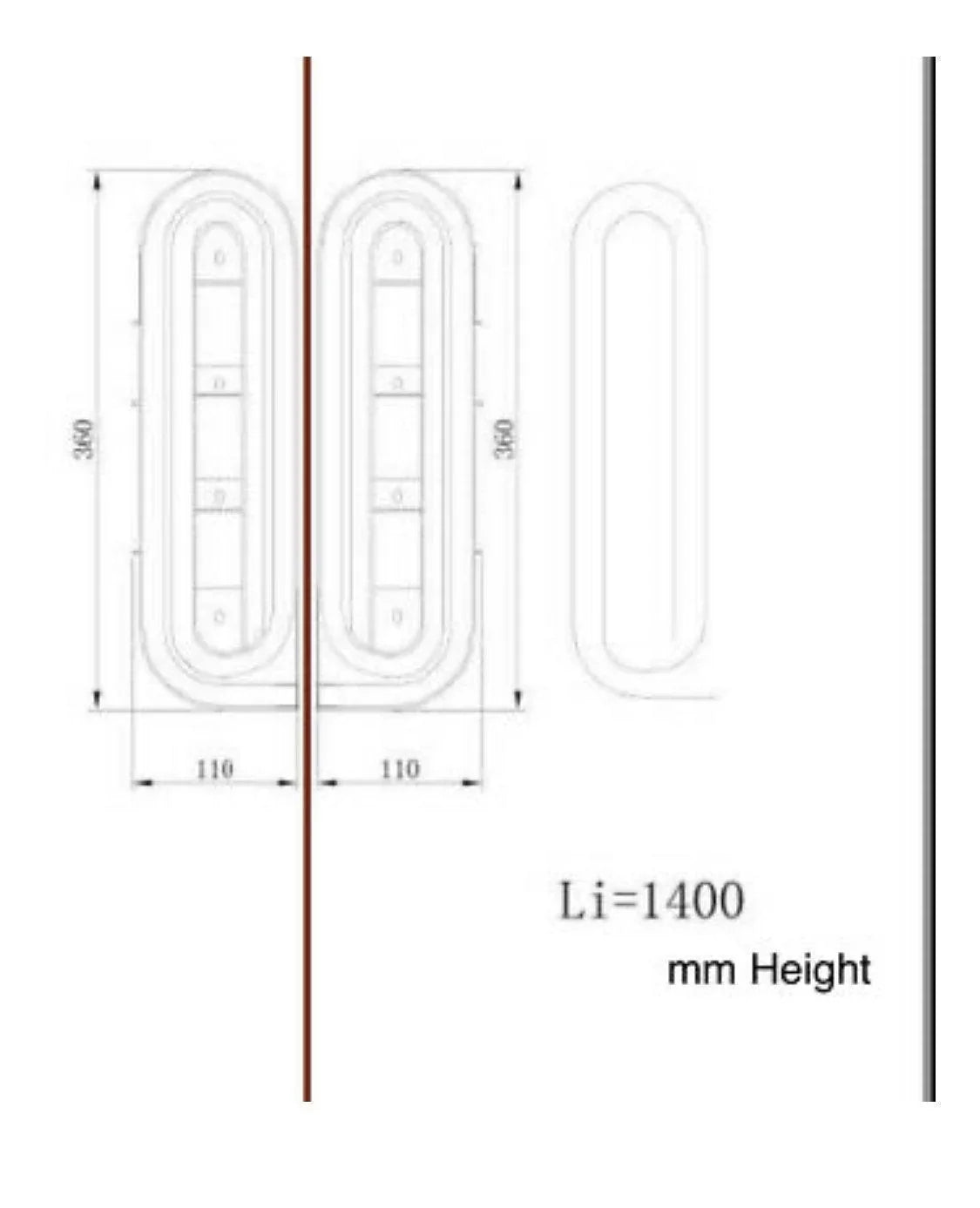 Horizontal Slide Tambour Door Silver kit - 1000mm up to 1600mm tall Spiral track-TAMdour-Black door,Black door black handle,black door white handle,black door with silver handle,Black door with white handle,cupboard door,door,horizontal slide,kitchen door,shower,shower door,Tambour door,Tambour shower door