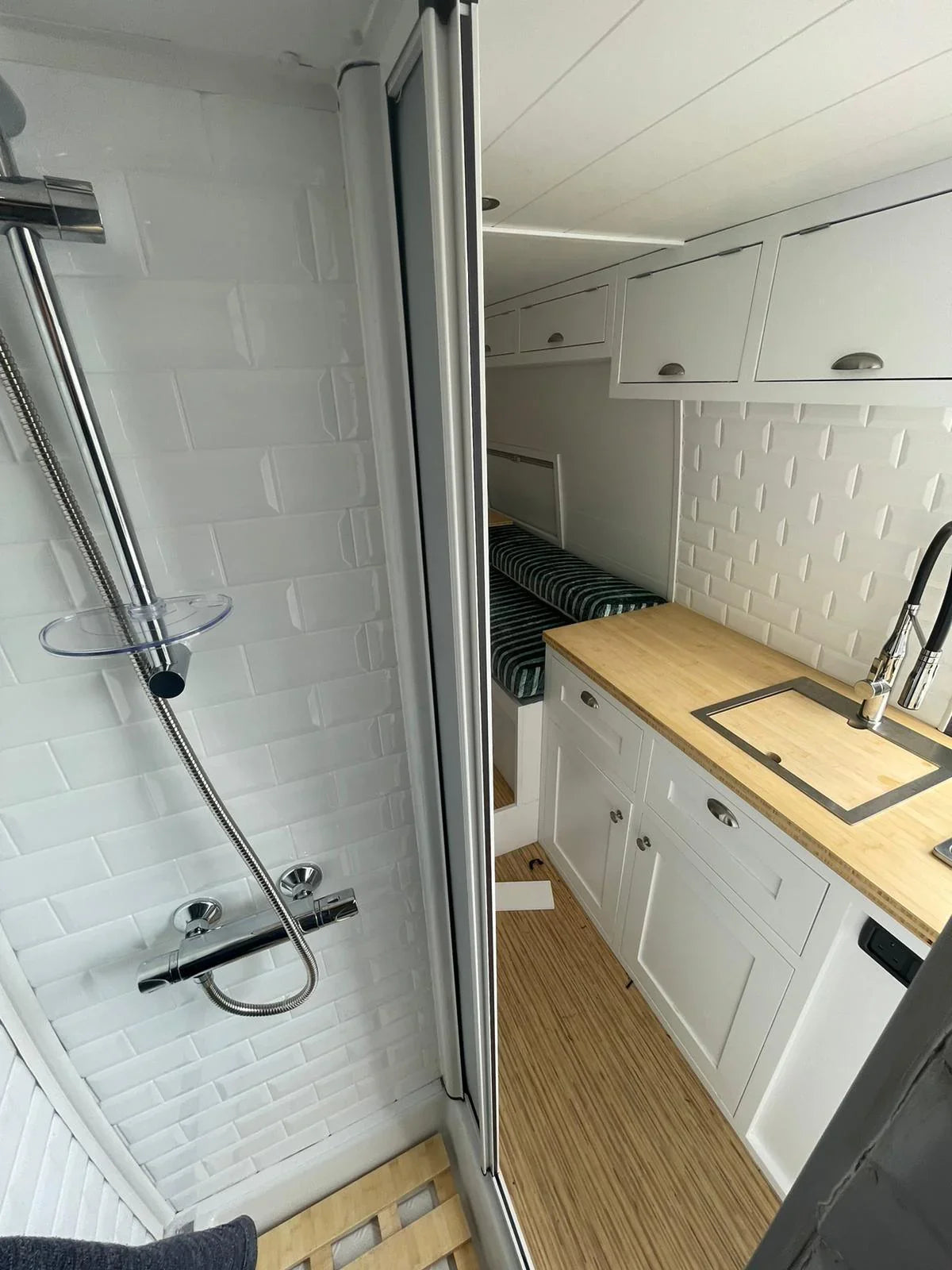 ROLdour Single Retractable door kit - Dark Grey frame-TAMdour-Dark grey,door,Drak grey,retractable dark grey door,ROLdour,shower,shower door