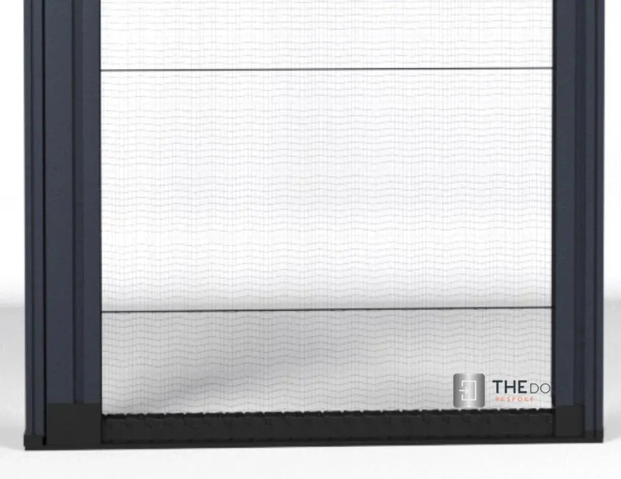 Tambour Silver Door kit - Sliver handle 1500mm to 2000mm tall options-TAMdour-door,horizontal Slide,shower,shower door,silver door,Tambour door,Tambour shower door