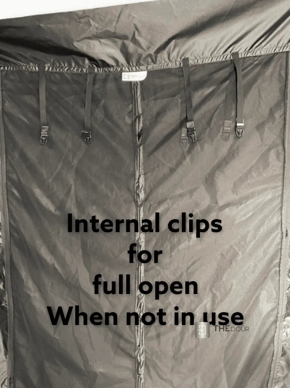 VANdour Mosquito Net Screen - Fits Small Campervans With Added Privacy Layer VANdoûr