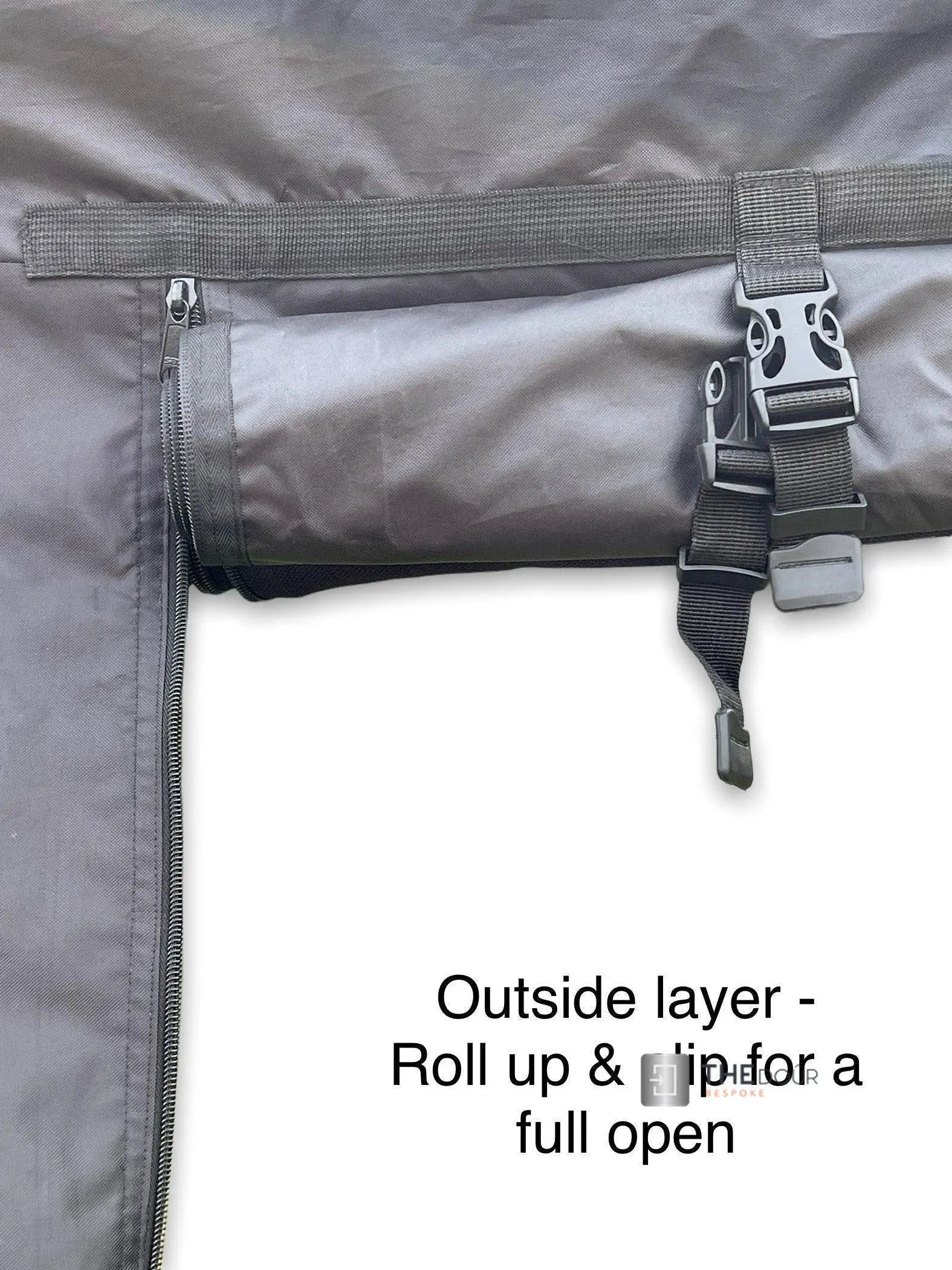 VANdour Mosquito Net Screen - Fits Small Campervans With Added Privacy Layer VANdoûr