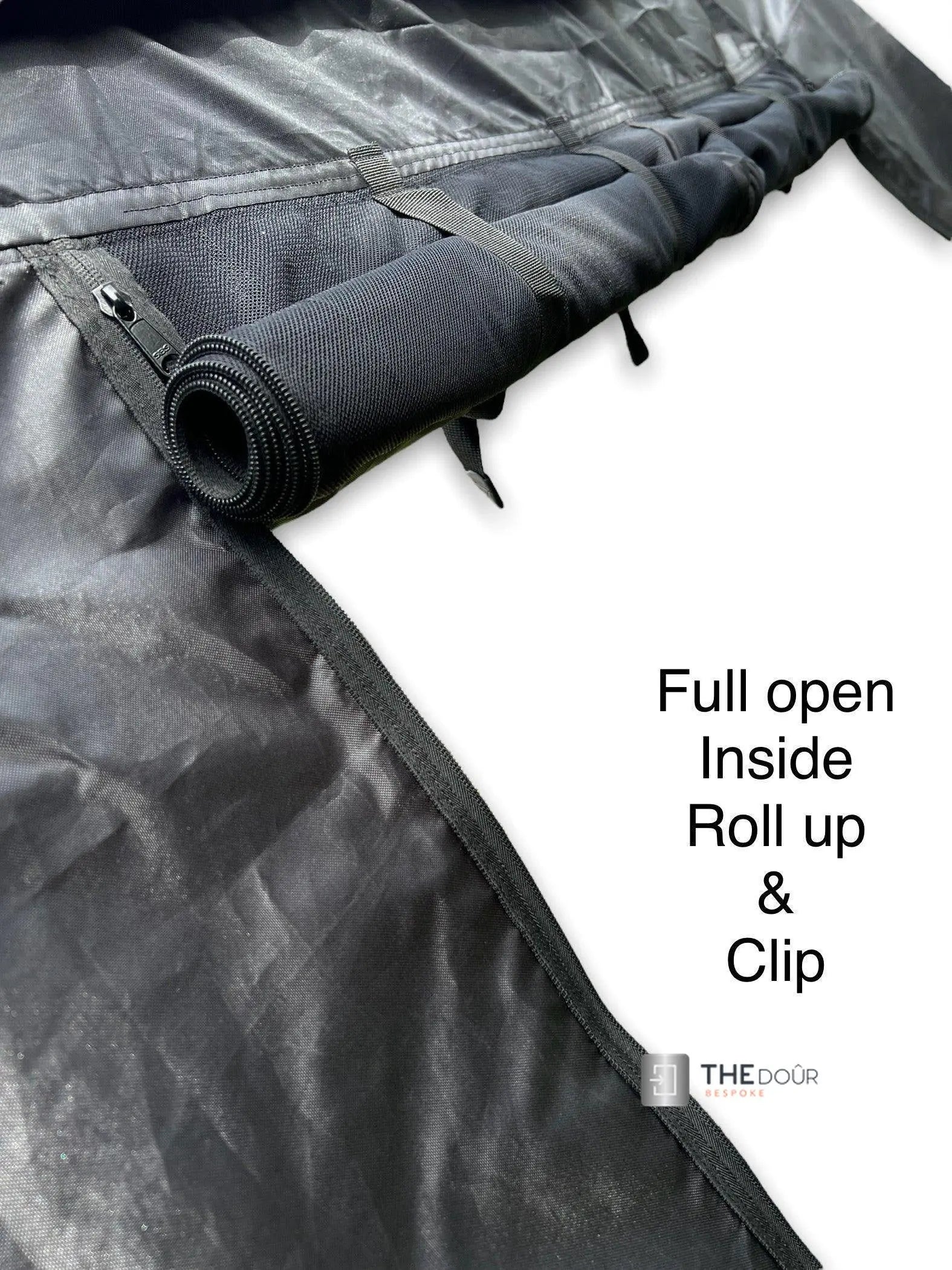 VANdour Mosquito Net Screen - Fits Small Campervans With Added Privacy Layer VANdoûr