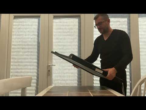 ROLdour Gloss White Retractable Waterproof Campervan, RV Shower door kit Tambour Alternative