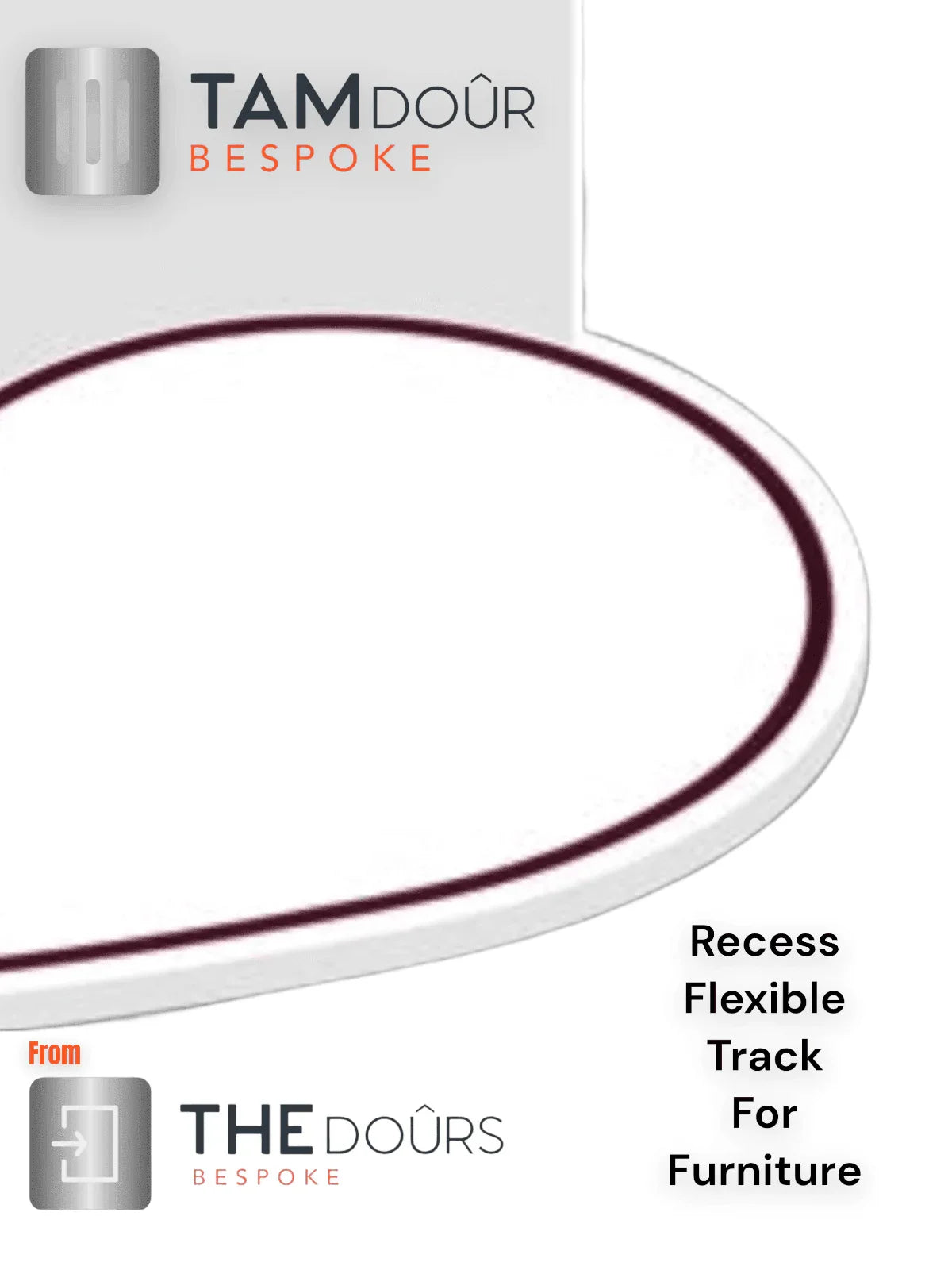 Vertical Open Tambour Door kit - Silver / White / Black, Custom Made, up to 1300mm wide x up to 1600mm tall