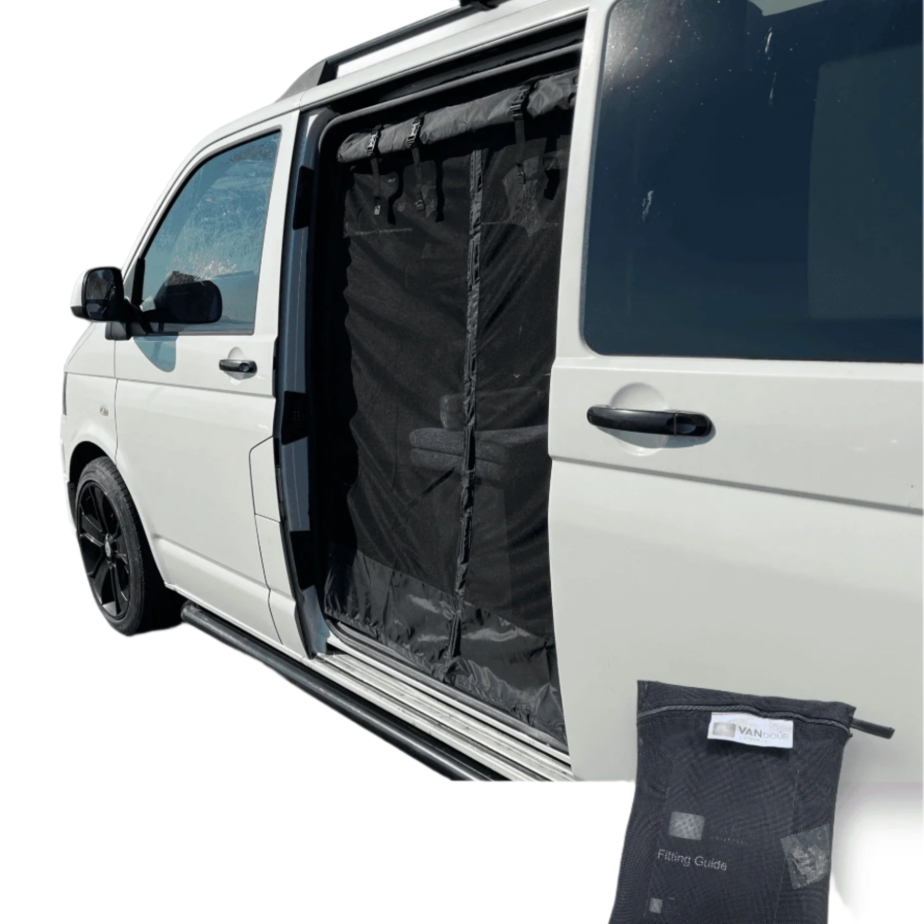 VANdour Mosquito Net Screen Small Campervans fit. Added Privacy Layer