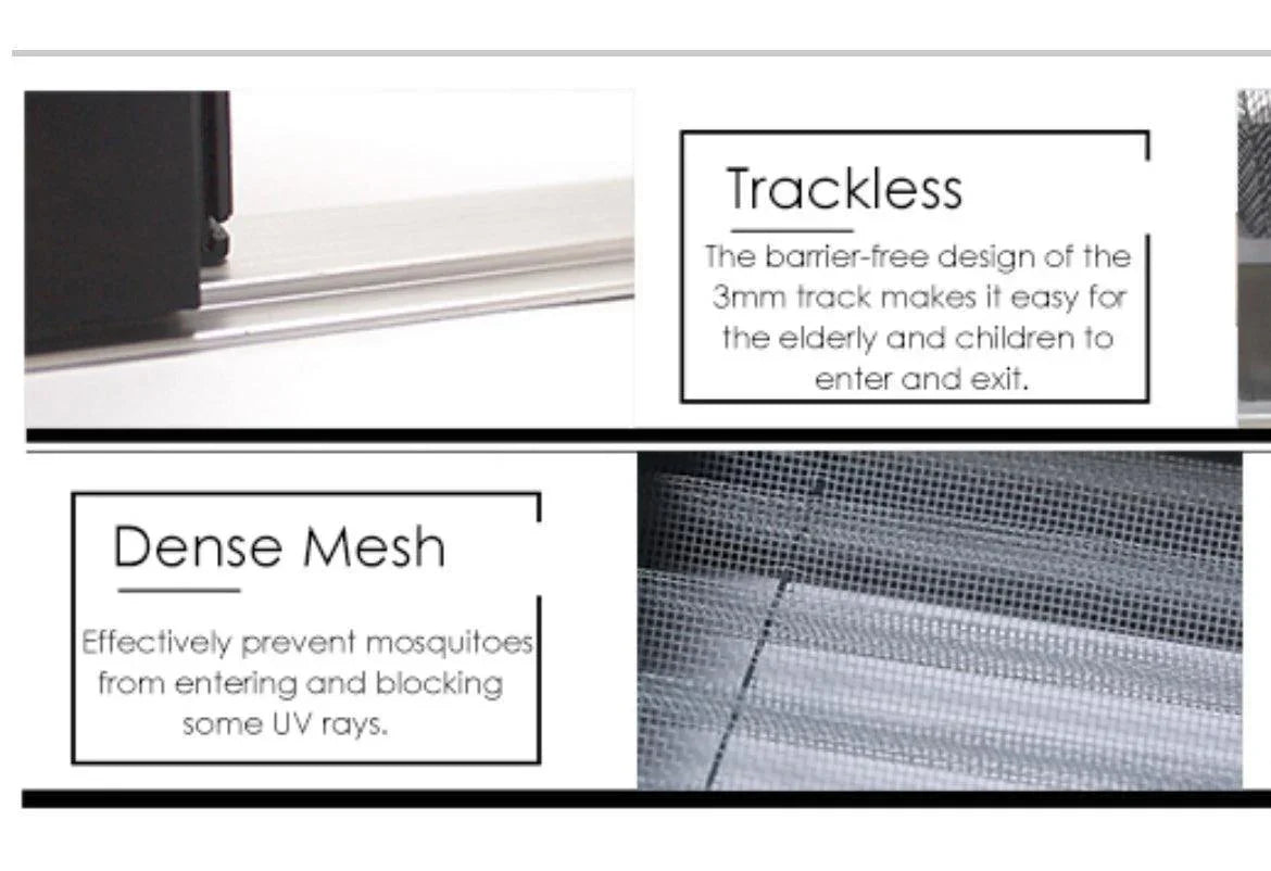 Tambour Silver Door kit - Sliver handle 1500mm to 2000mm tall options-TAMdour-door,horizontal Slide,shower,shower door,silver door,Tambour door,Tambour shower door