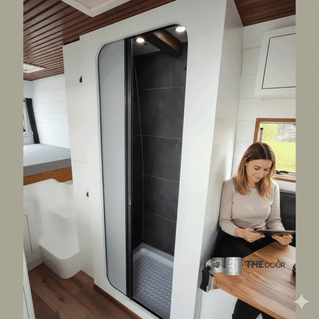 Best Campervan Shower Door (2026): THEdoûr Bespoke