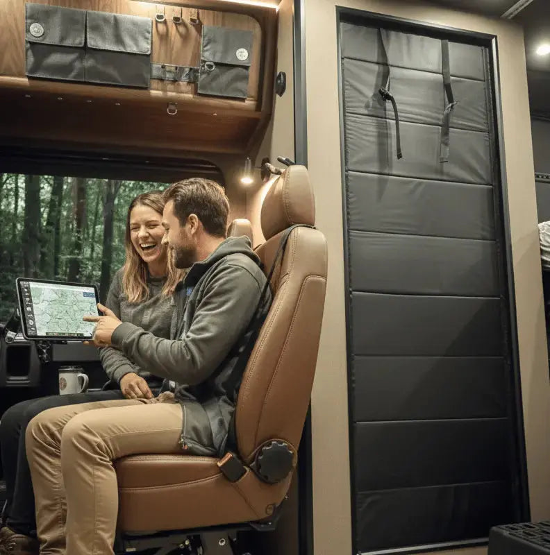 ZIPdoûr Insulated Double Zip Shower Door Designed for Overland 4x4 Camper / RV THEdoûr Bespoke