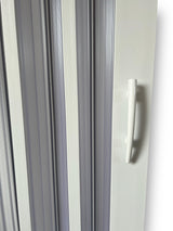 FLEXdoûr Folding PVC Shower Enclosure Door with Side Opening 1850mm Height x Various Reducible Width "Made in Italy"