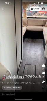 ROLdour autocaravana retráctil impermeable gris brillante, kit de puerta de ducha para RV Tambour Alternative 