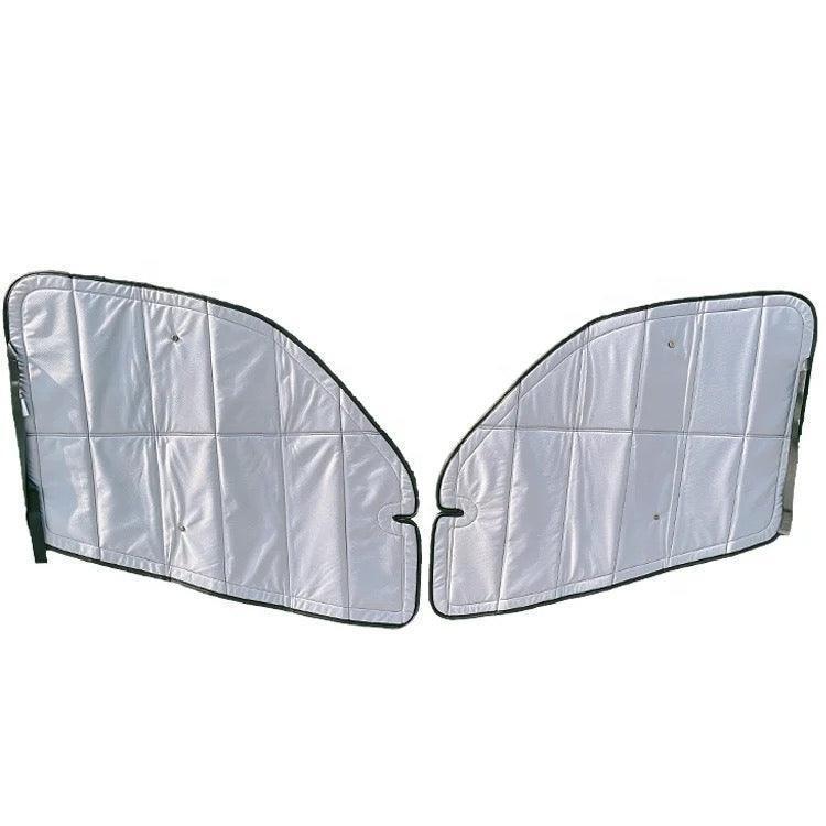 Load image into Gallery viewer, WINdoûr Insulated ￼Magnetic Window Covers for All Sprinter Models, A Pair of ￼Blackout Covers with added Mosquito Nets for Driver &amp; Passenger side Doors.
