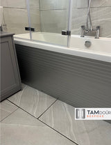 Tambour Silver Door kit - Black handle 1000mm to 1400mm tall
